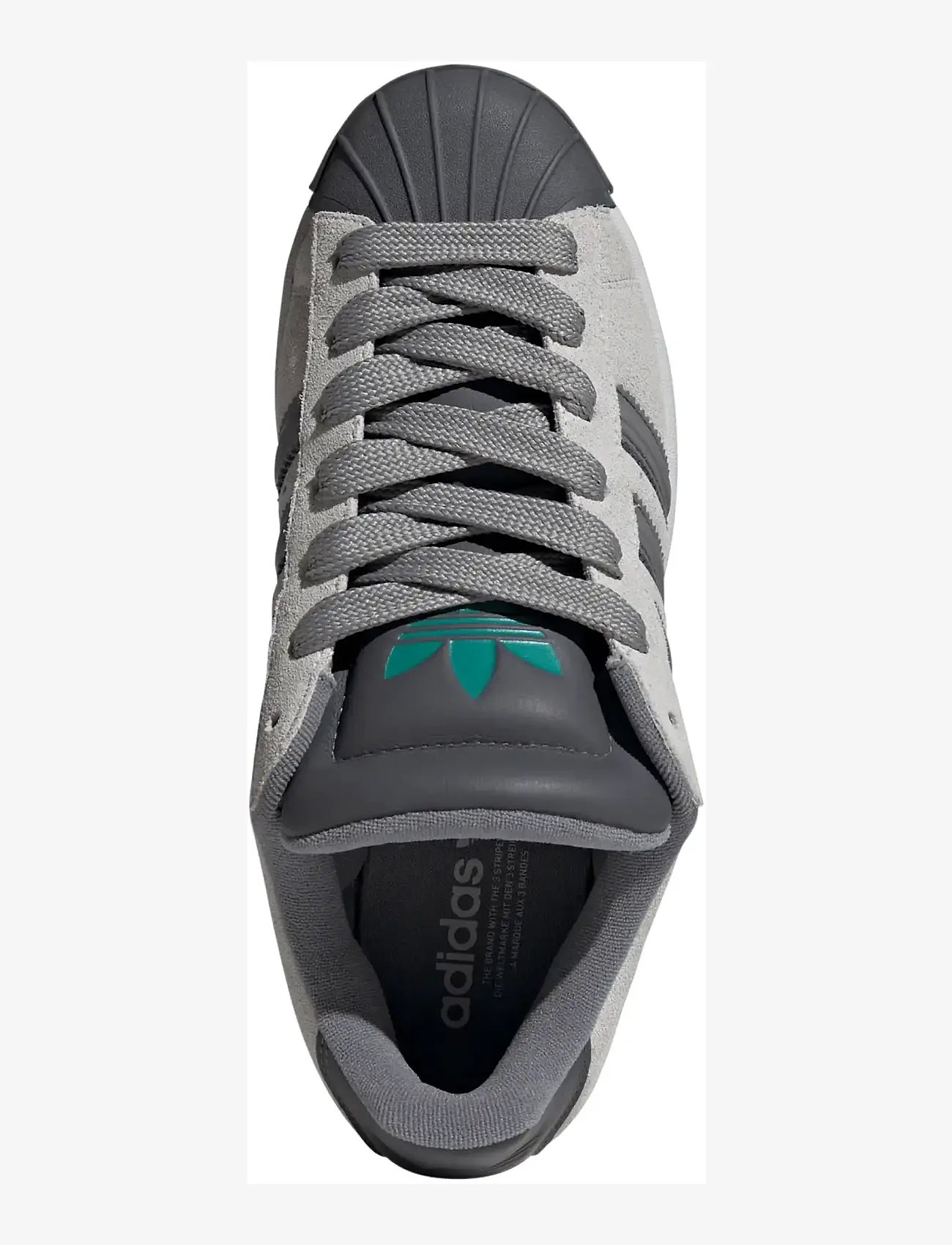 adidas Originals - SUPERSTAR ST - kõrge säärega tossud - greone/grethr/grefiv - 4