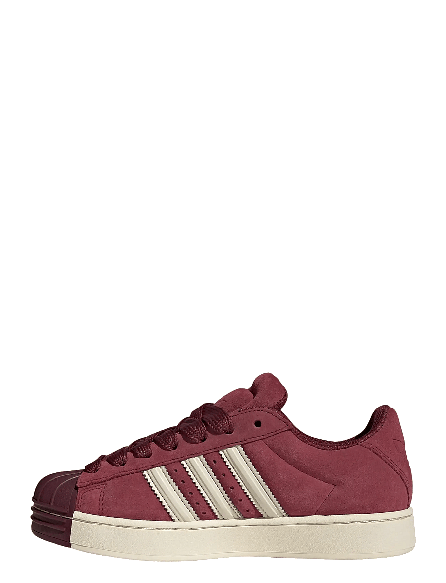 adidas Originals - SUPERSTAR ST W - lave sneakers - shared/crewht/maroon - 2