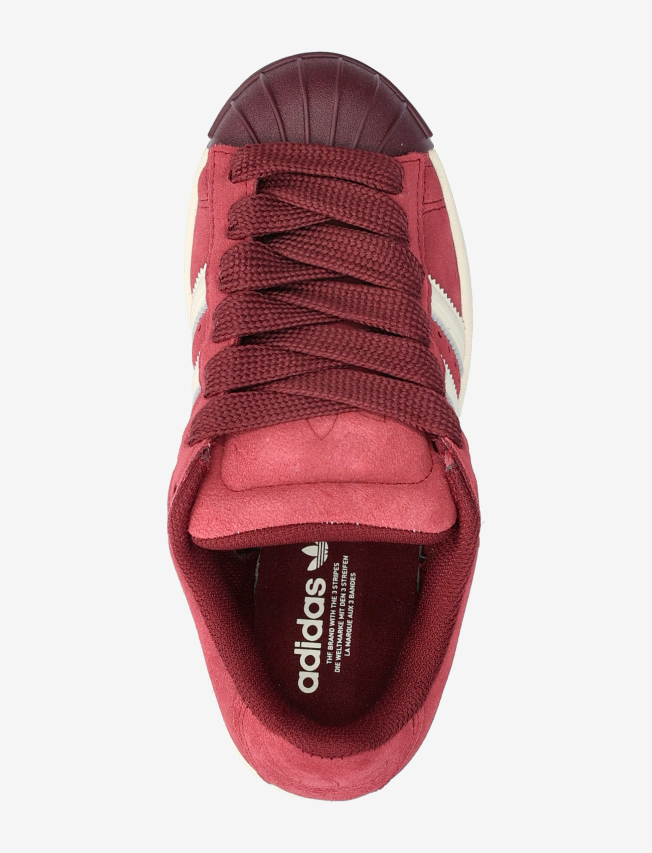 adidas Originals - SUPERSTAR ST W - niedrige sneakers - shared/crewht/maroon - 3