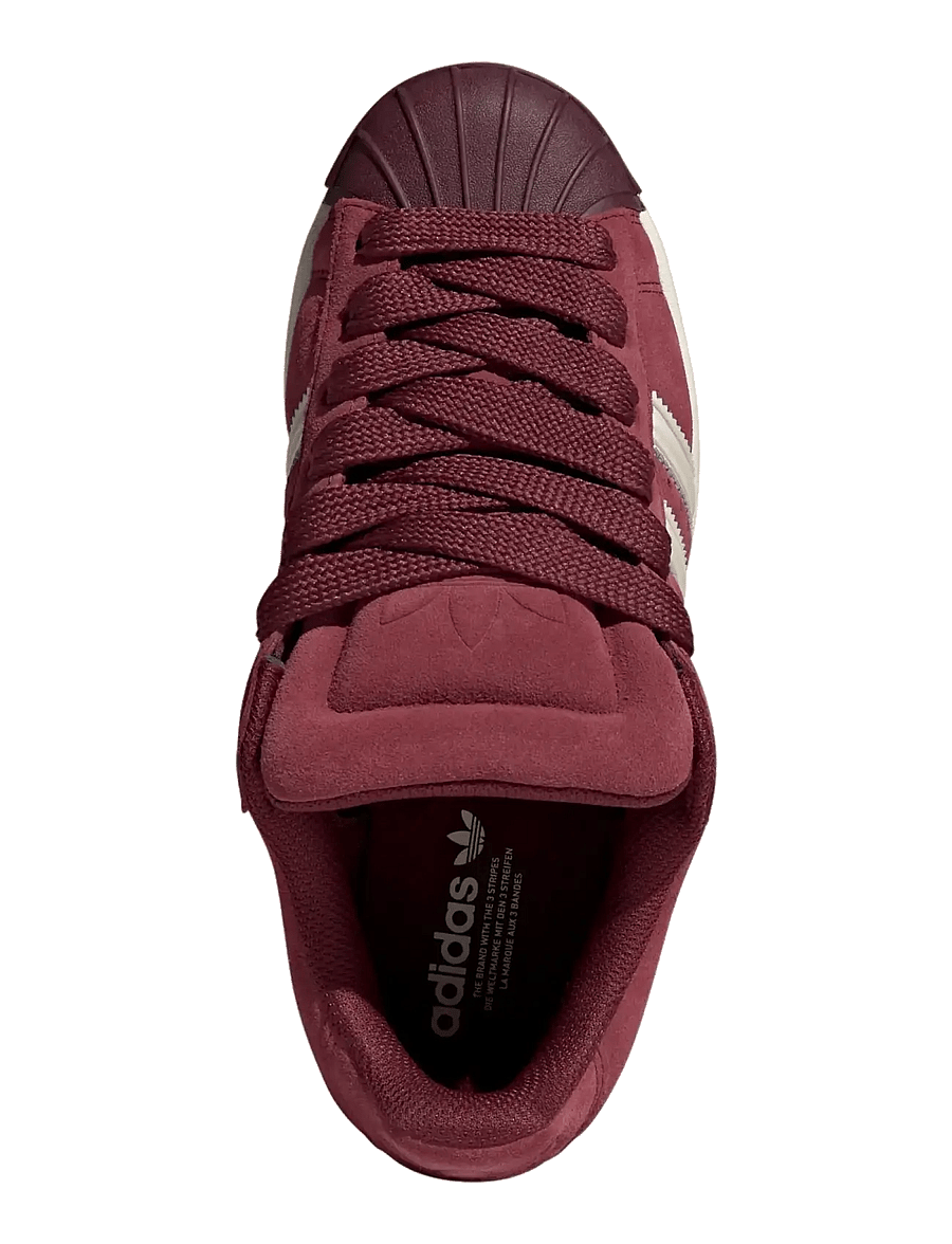 adidas Originals - SUPERSTAR ST W - lave sneakers - shared/crewht/maroon - 4