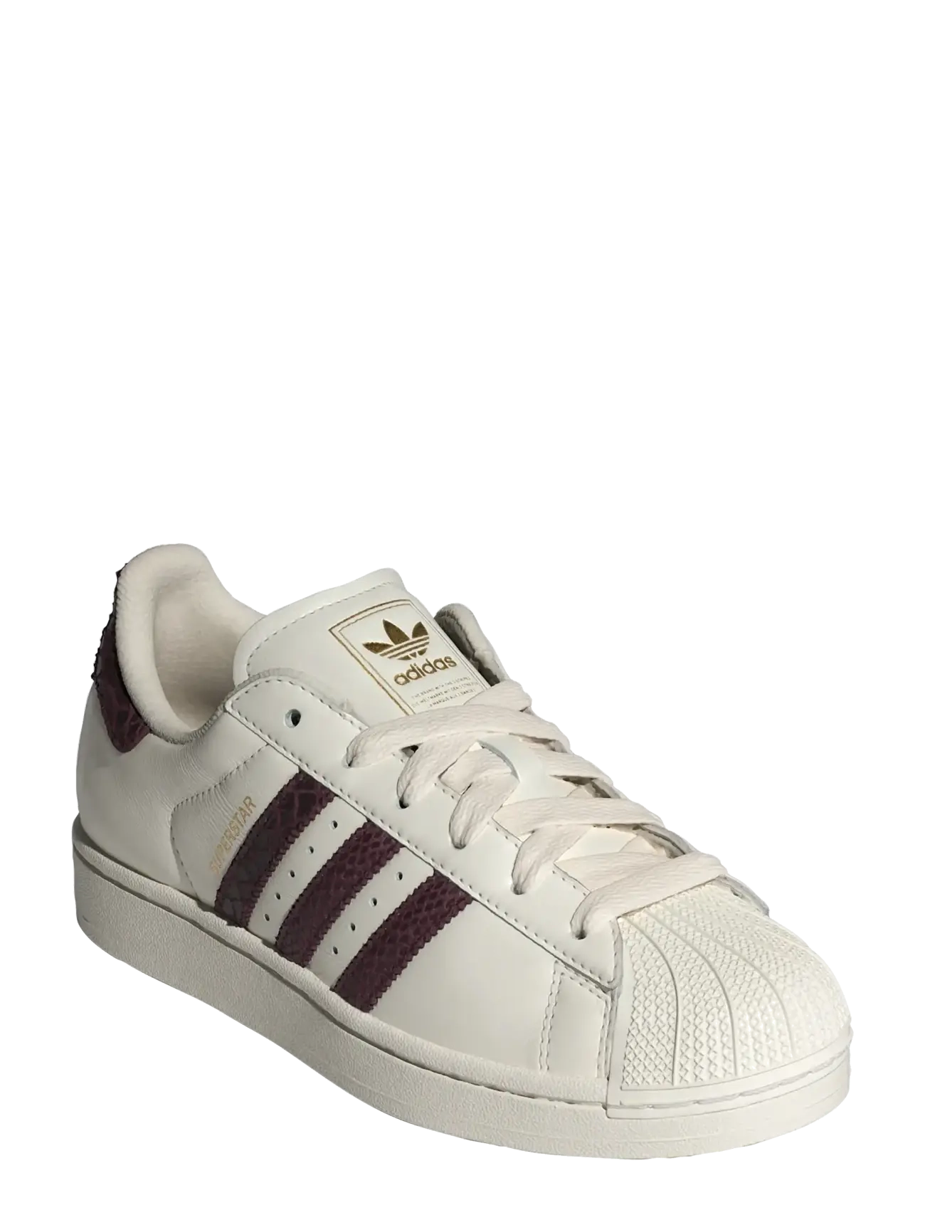 adidas Originals SUPERSTAR II W - Mini Me Sneakers - OWHITE/MAROON/GOLDMT / cream