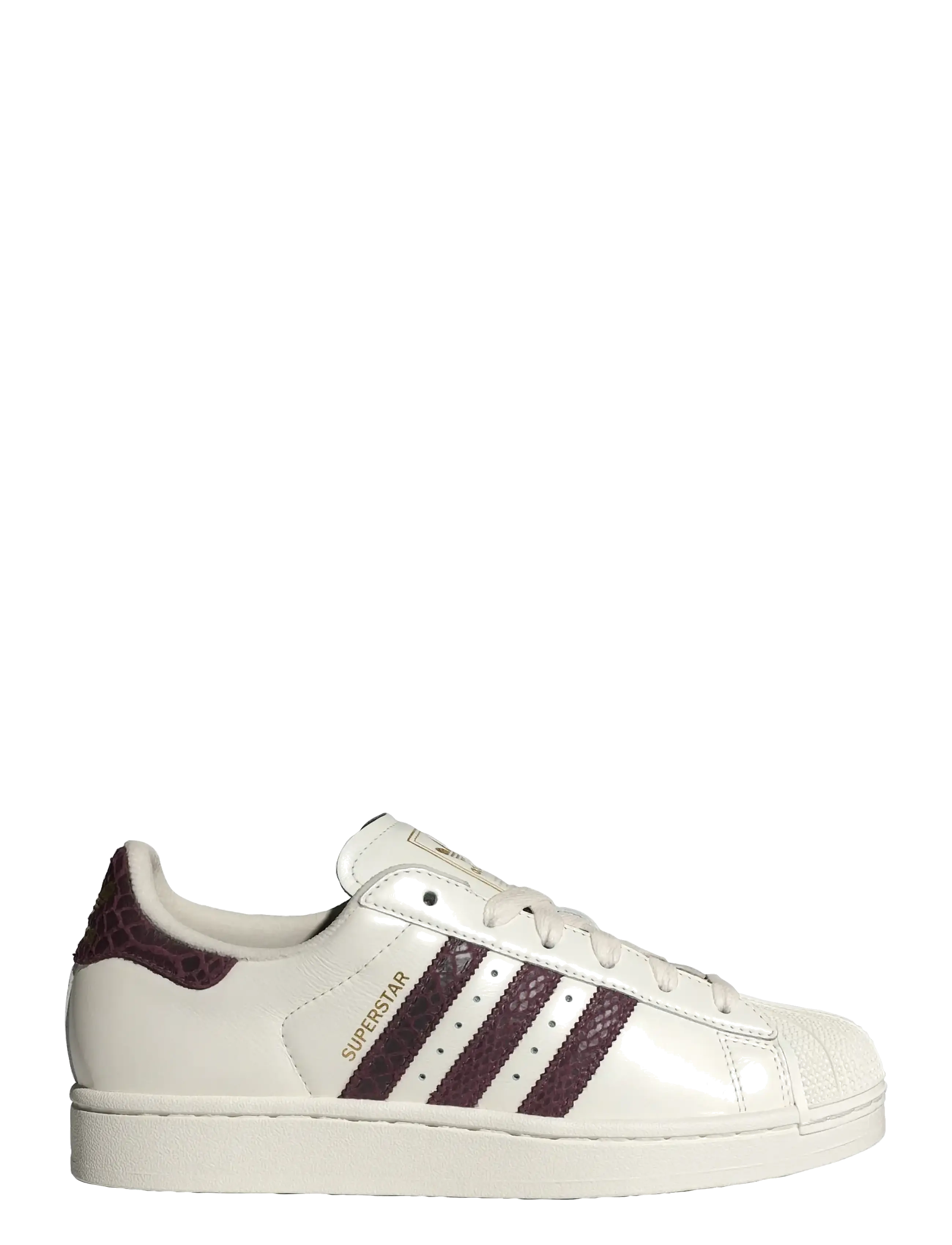 adidas Originals - SUPERSTAR II W - lave sneakers - owhite/maroon/goldmt - 1