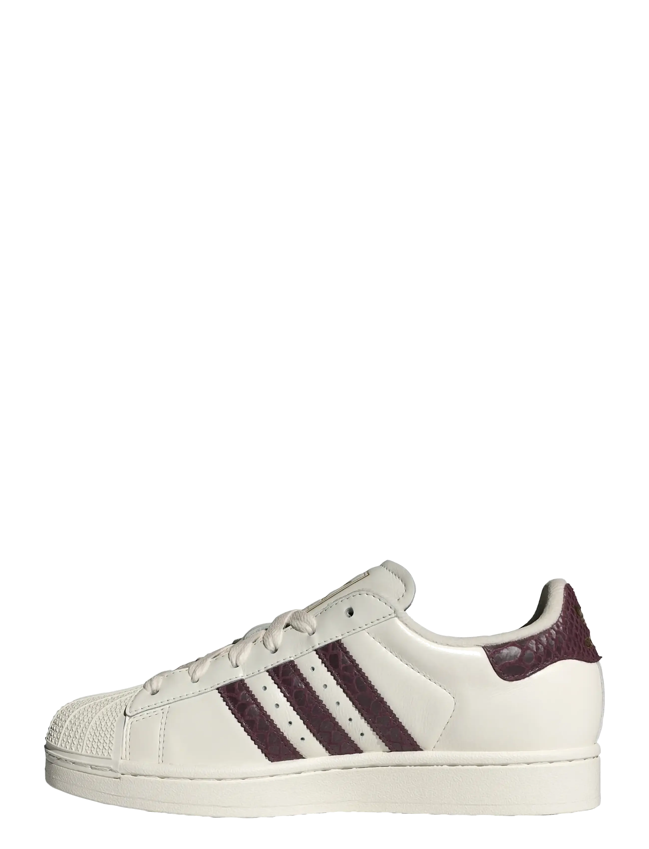 adidas Originals - SUPERSTAR II W - lave sneakers - owhite/maroon/goldmt - 2