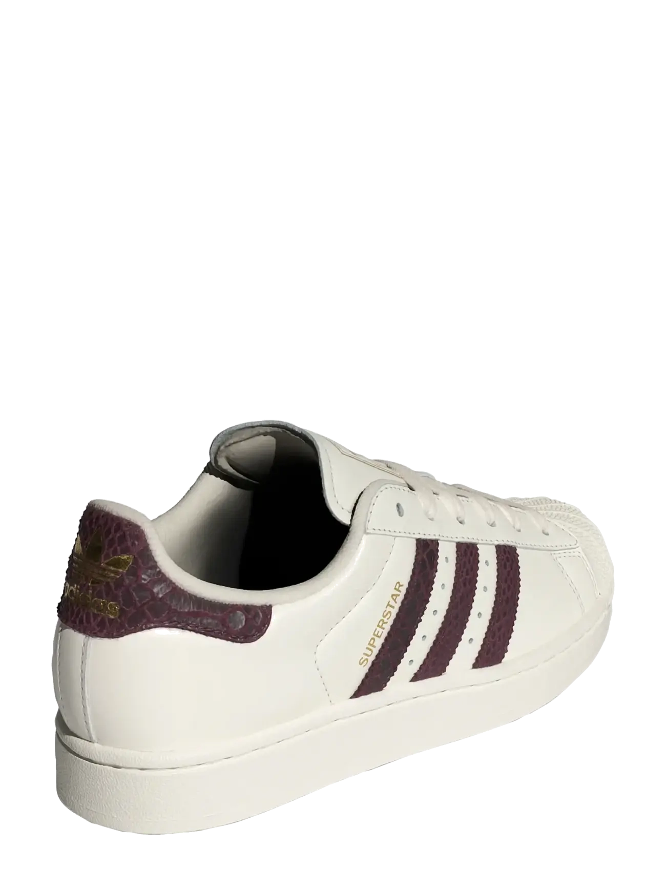adidas Originals - SUPERSTAR II W - lave sneakers - owhite/maroon/goldmt - 3