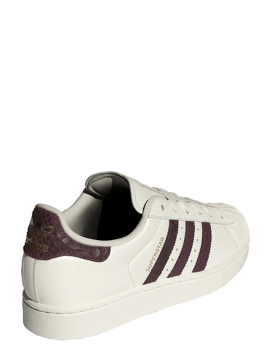 adidas Originals - SUPERSTAR II W - lave sneakers - owhite/maroon/goldmt - 3