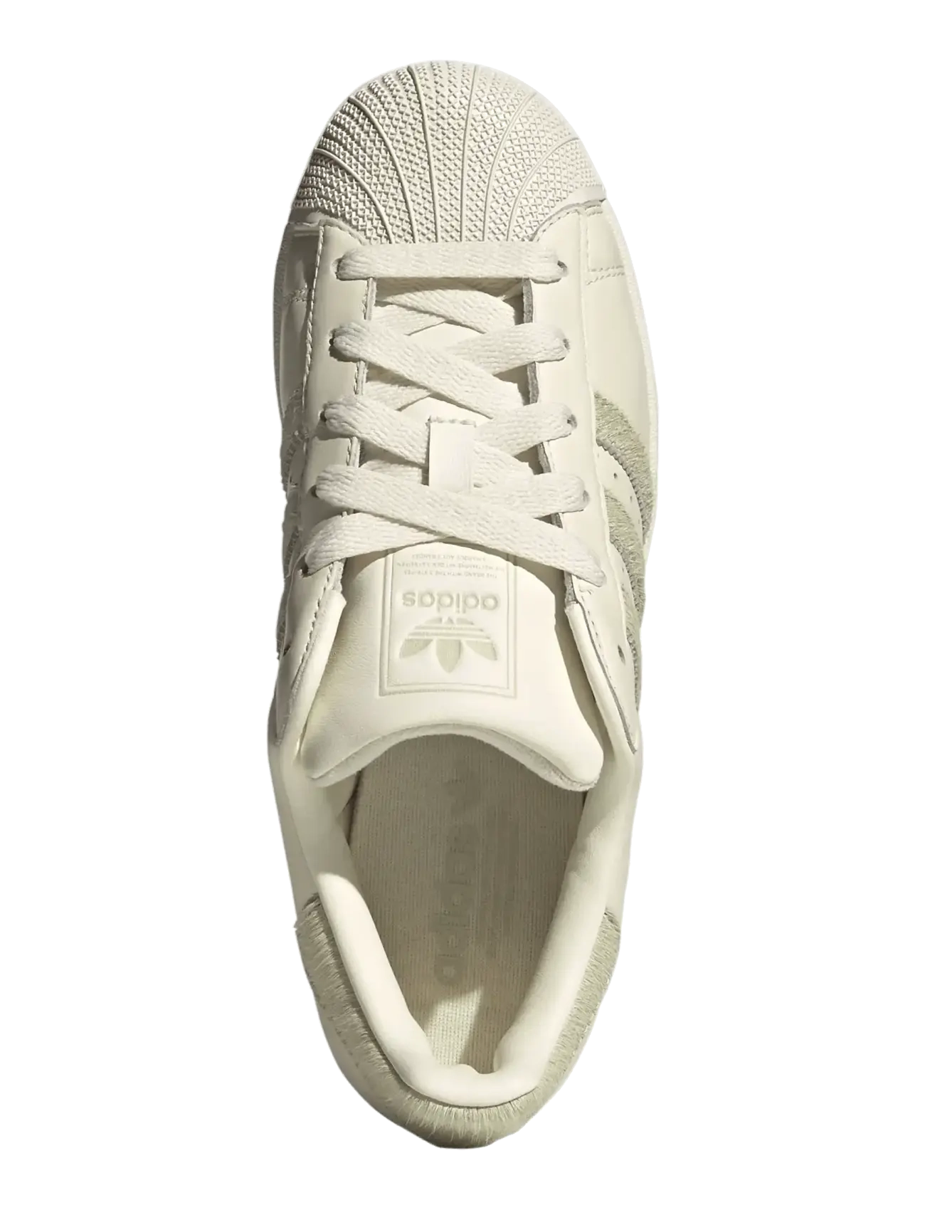 adidas Originals - SUPERSTAR II W - niedrige sneakers - owhite/lingrn/goldmt - 4