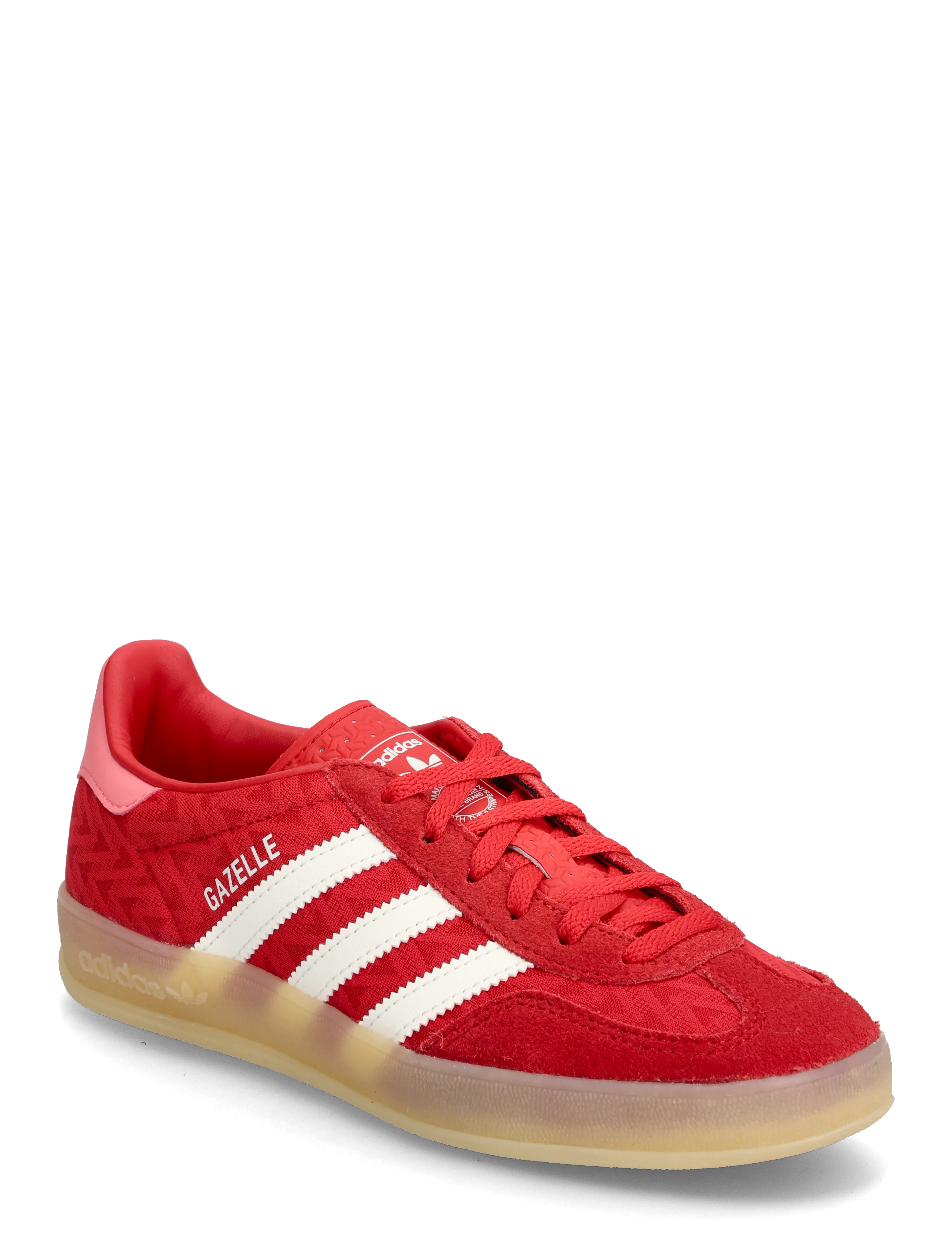 adidas Originals GAZELLE INDOOR W - Nyheter - BETSCA/CWHITE/GUM3 / red