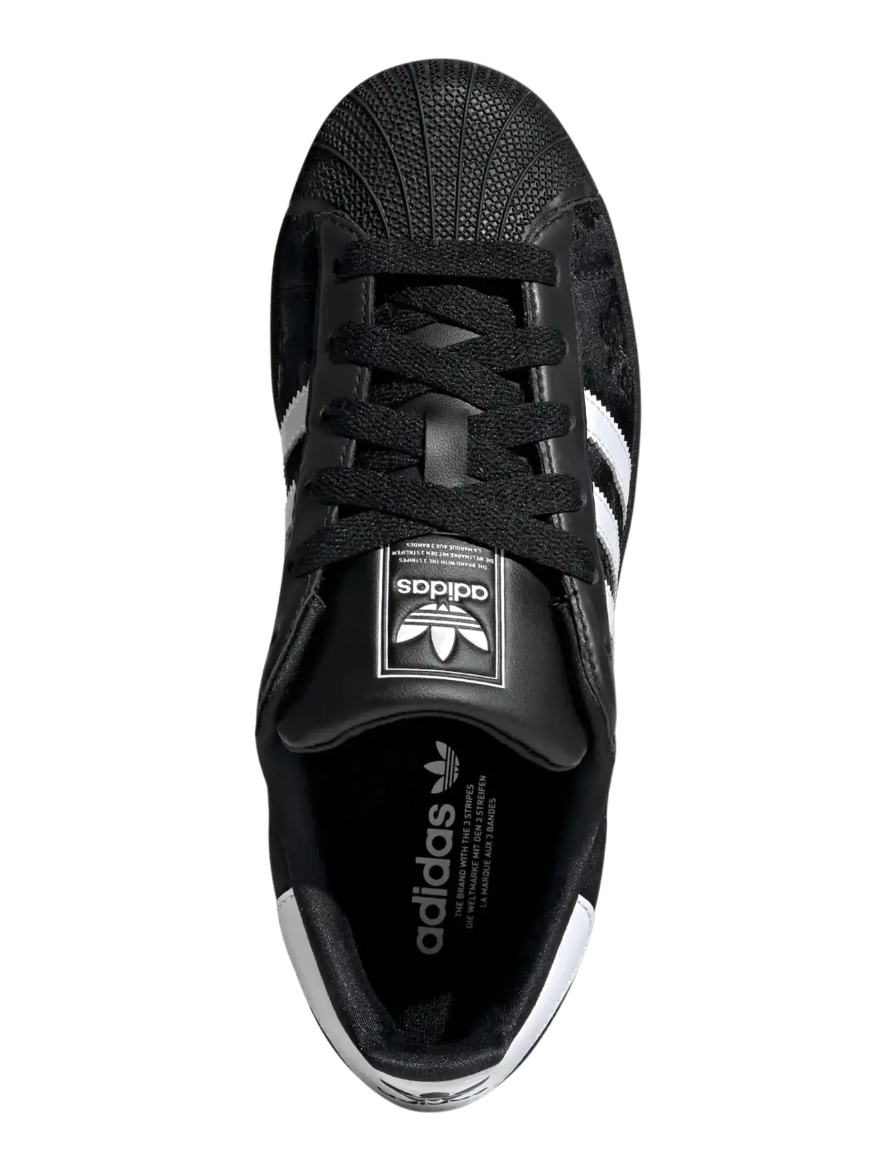adidas Originals - SUPERSTAR II W - lave sneakers - cblack/ftwwht/cblack - 4