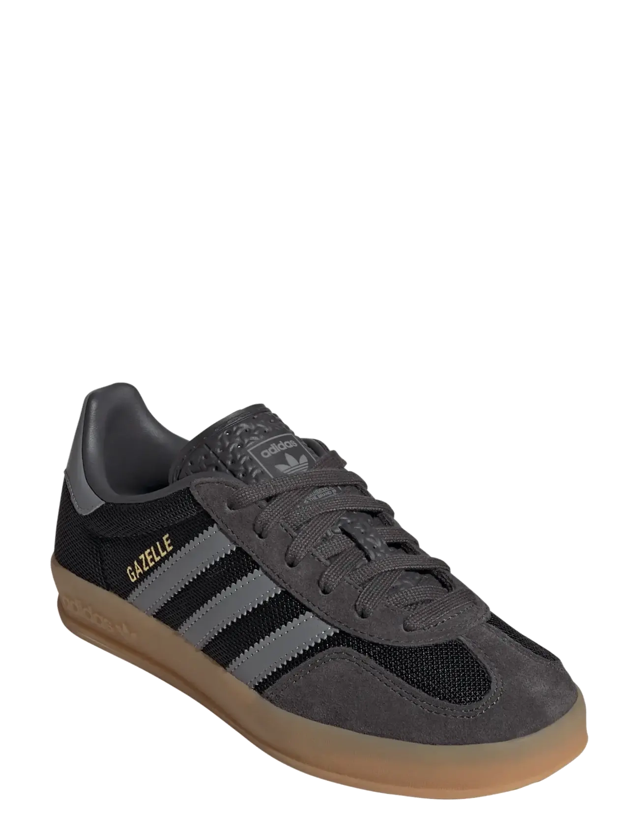 adidas Originals Gazelle Indoor J, Børn, Gazelle Indendørs Sneakers, Grå, Str: 39 1/3