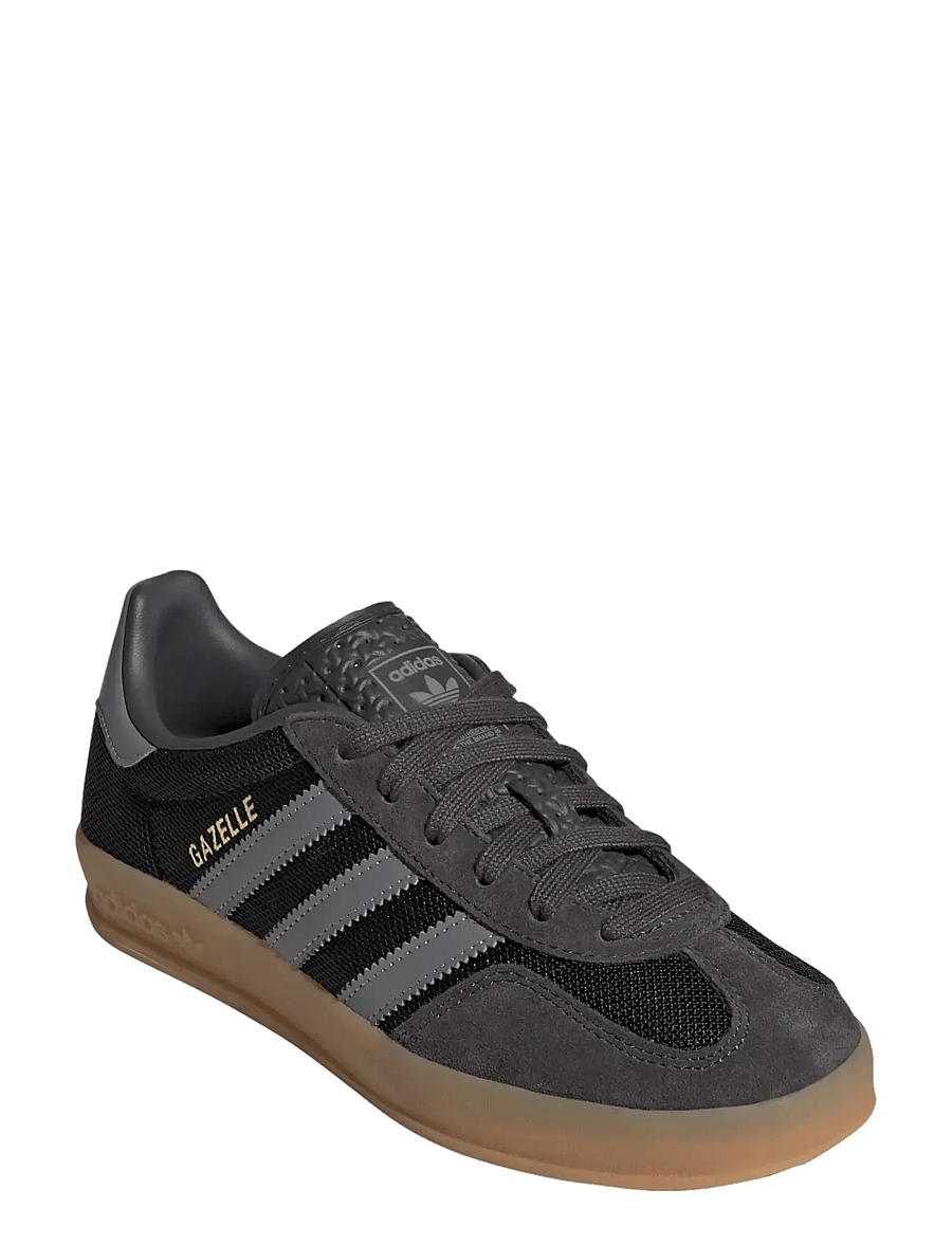 adidas Originals - GAZELLE INDOOR J - niedriger schnitt - utiblk/grethr/goldmt - 0
