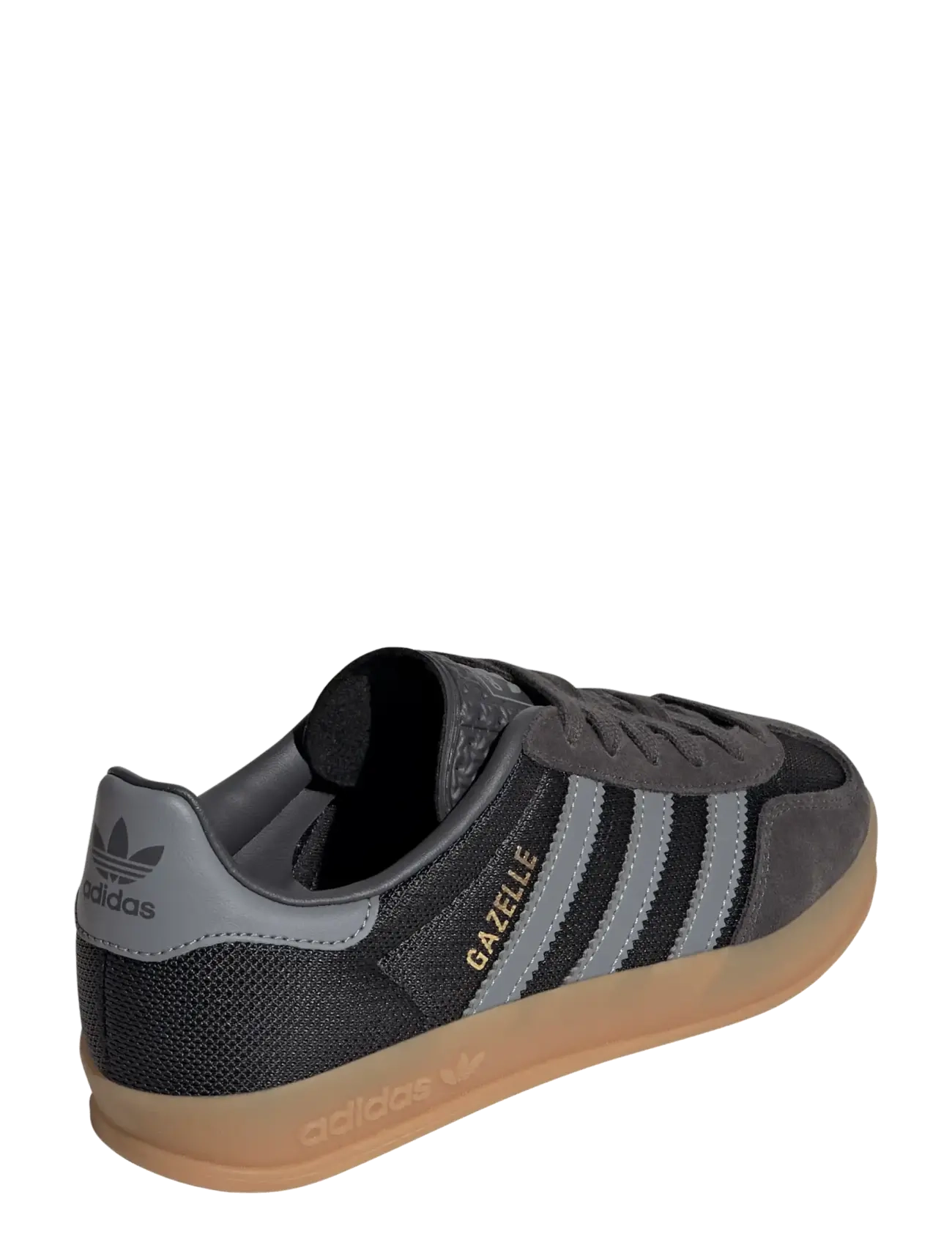 adidas Originals - GAZELLE INDOOR J - utiblk/grethr/goldmt - 3