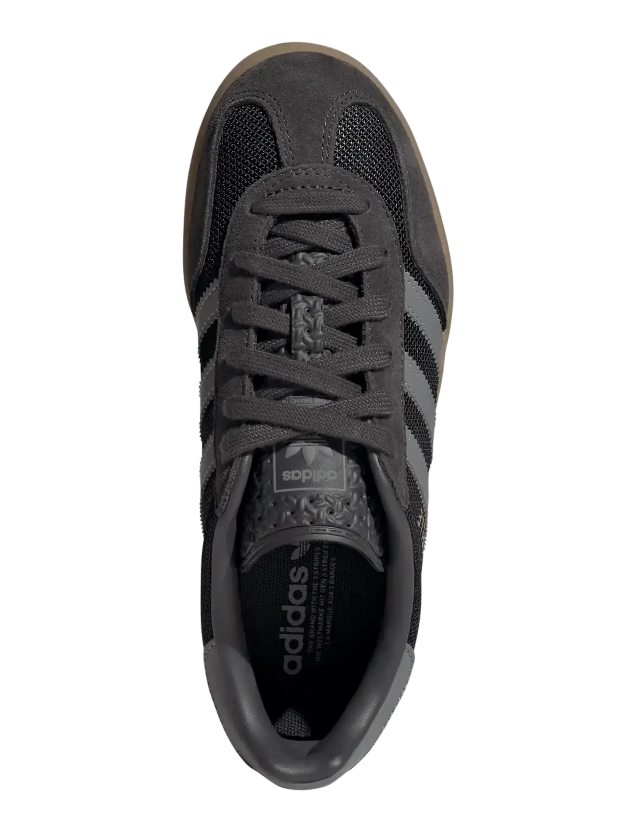 adidas Originals - GAZELLE INDOOR J - utiblk/grethr/goldmt - 4