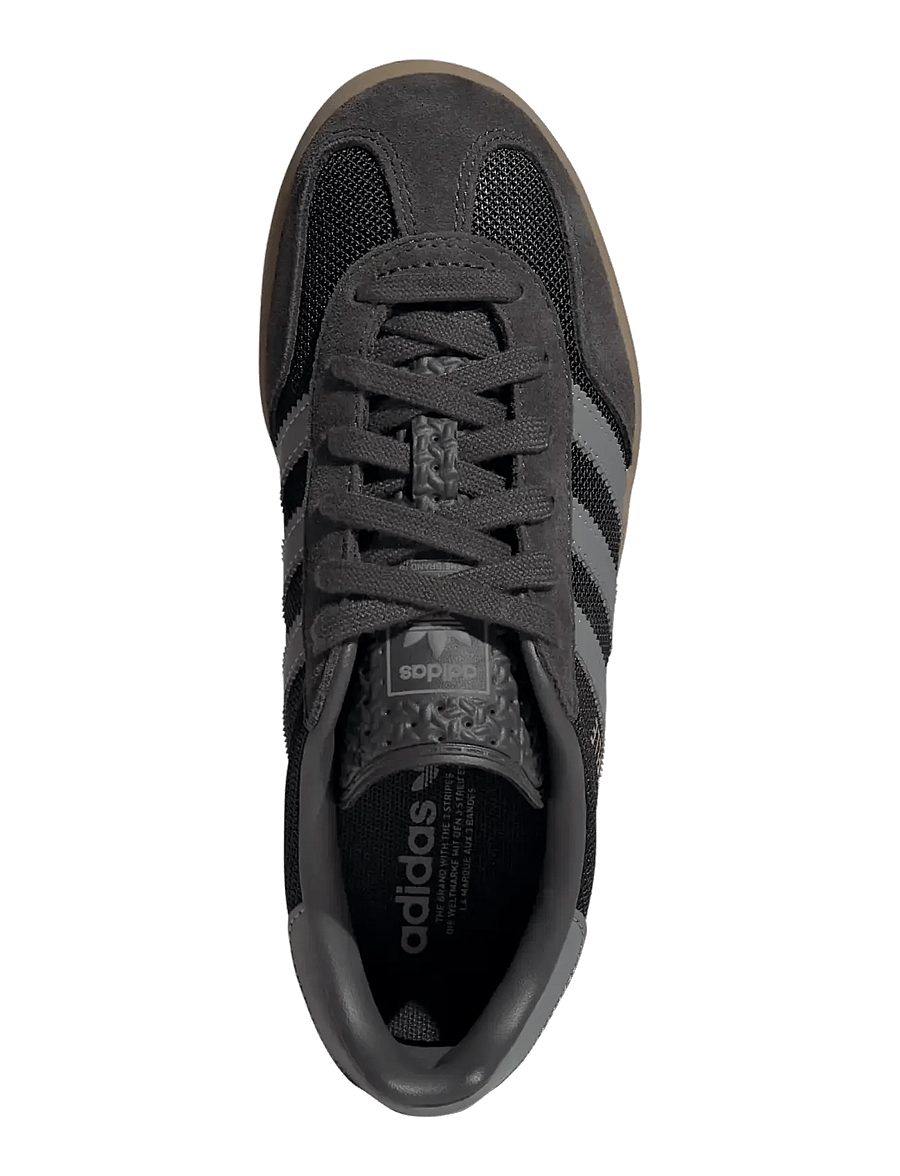 adidas Originals - GAZELLE INDOOR J - niedriger schnitt - utiblk/grethr/goldmt - 4