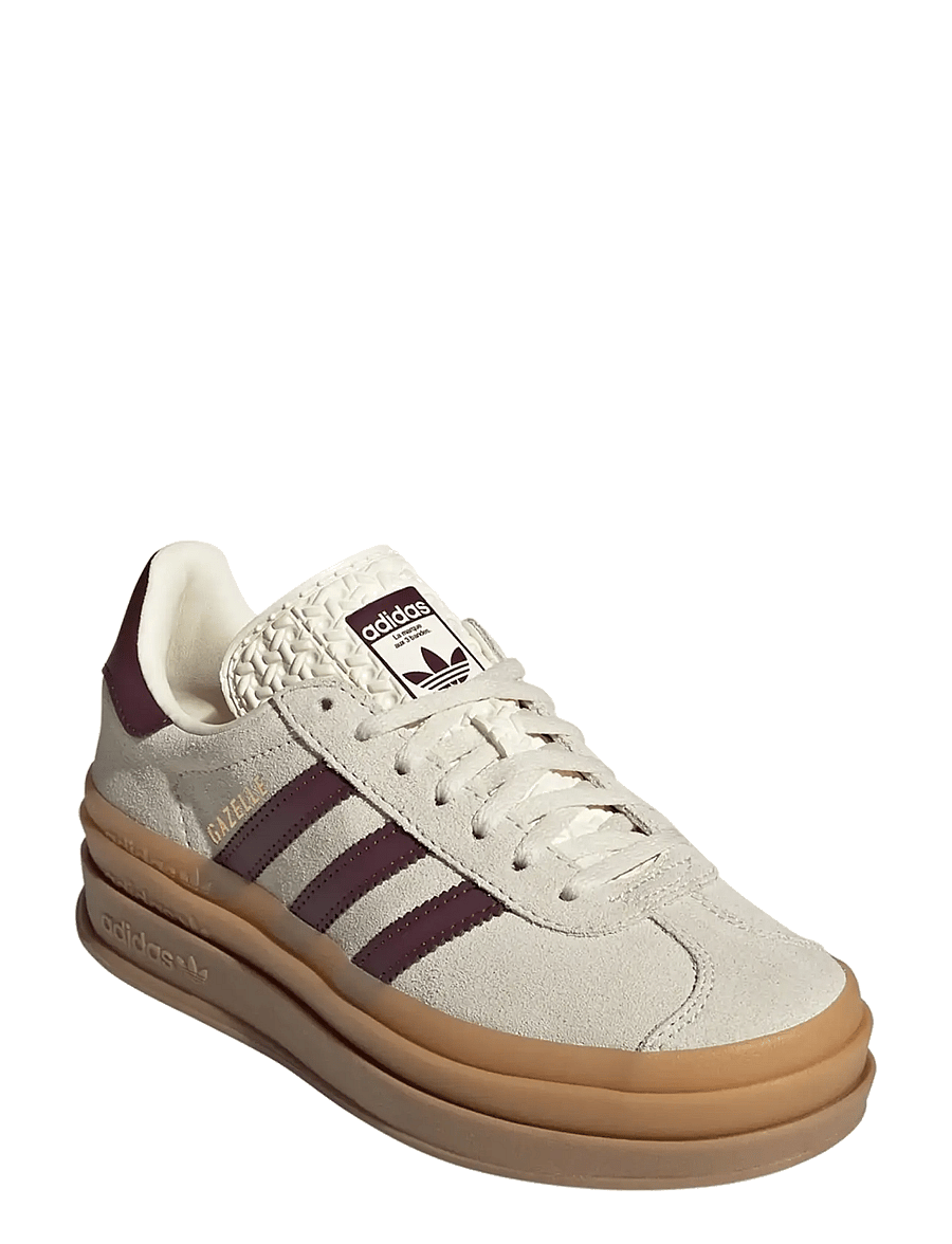 adidas Originals - GAZELLE BOLD J - tennised - crewht/maroon/goldmt - 0