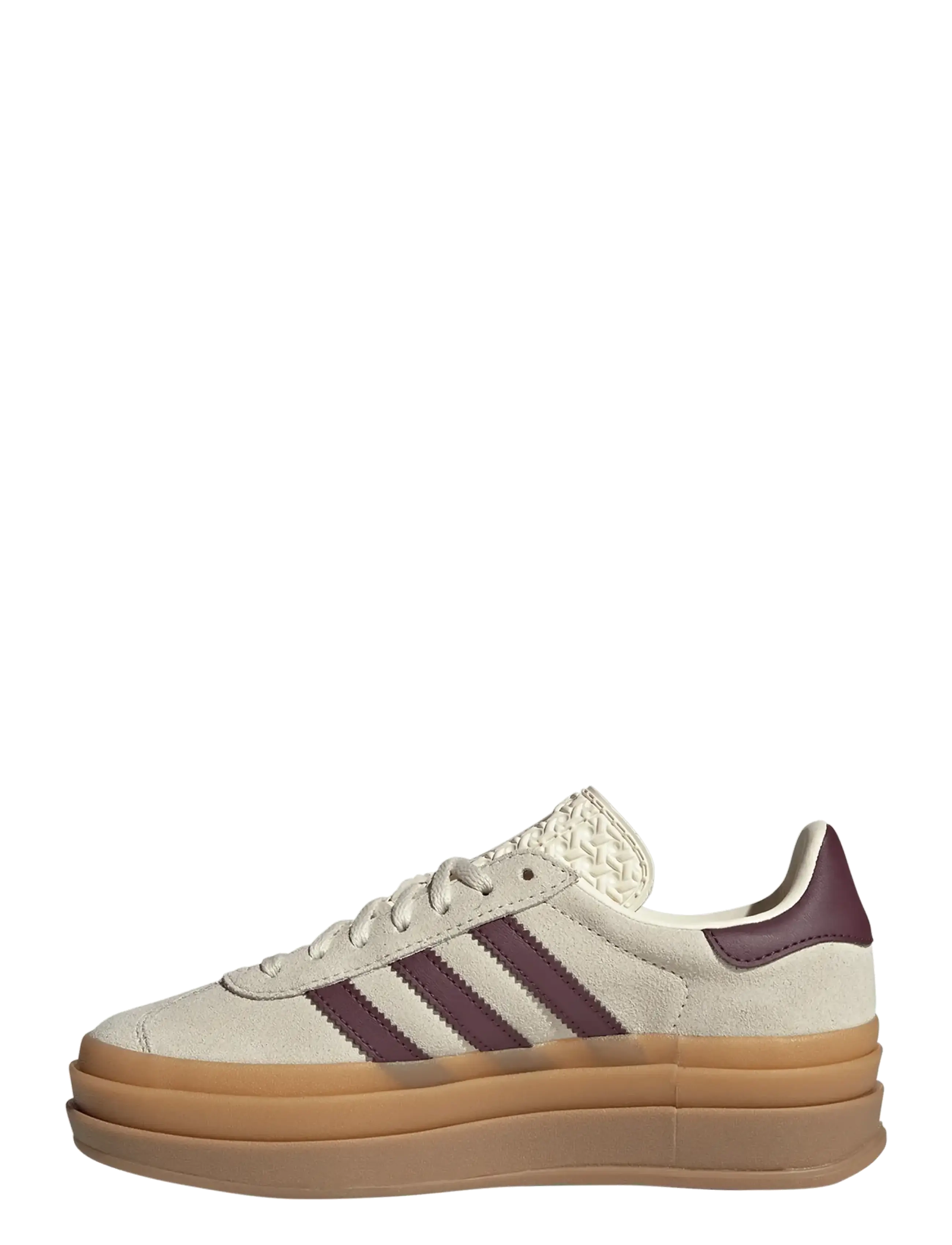 adidas Originals - GAZELLE BOLD J - lave sneakers - crewht/maroon/goldmt - 2