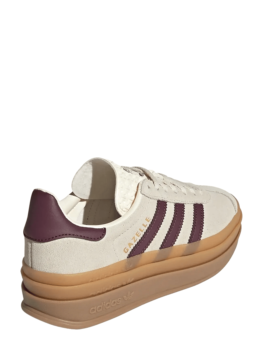 adidas Originals - GAZELLE BOLD J - tennised - crewht/maroon/goldmt - 3