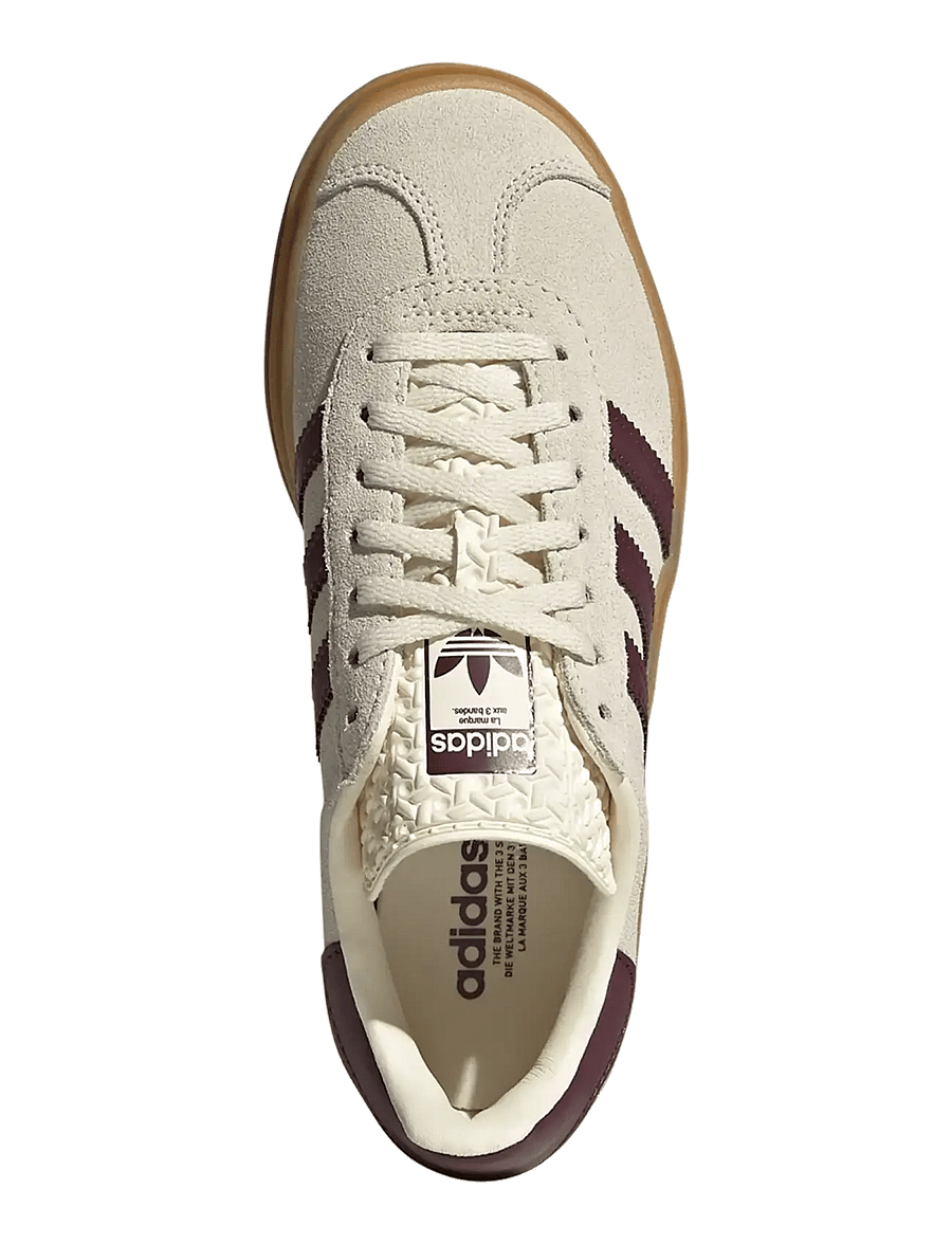 adidas Originals - GAZELLE BOLD J - tennised - crewht/maroon/goldmt - 4
