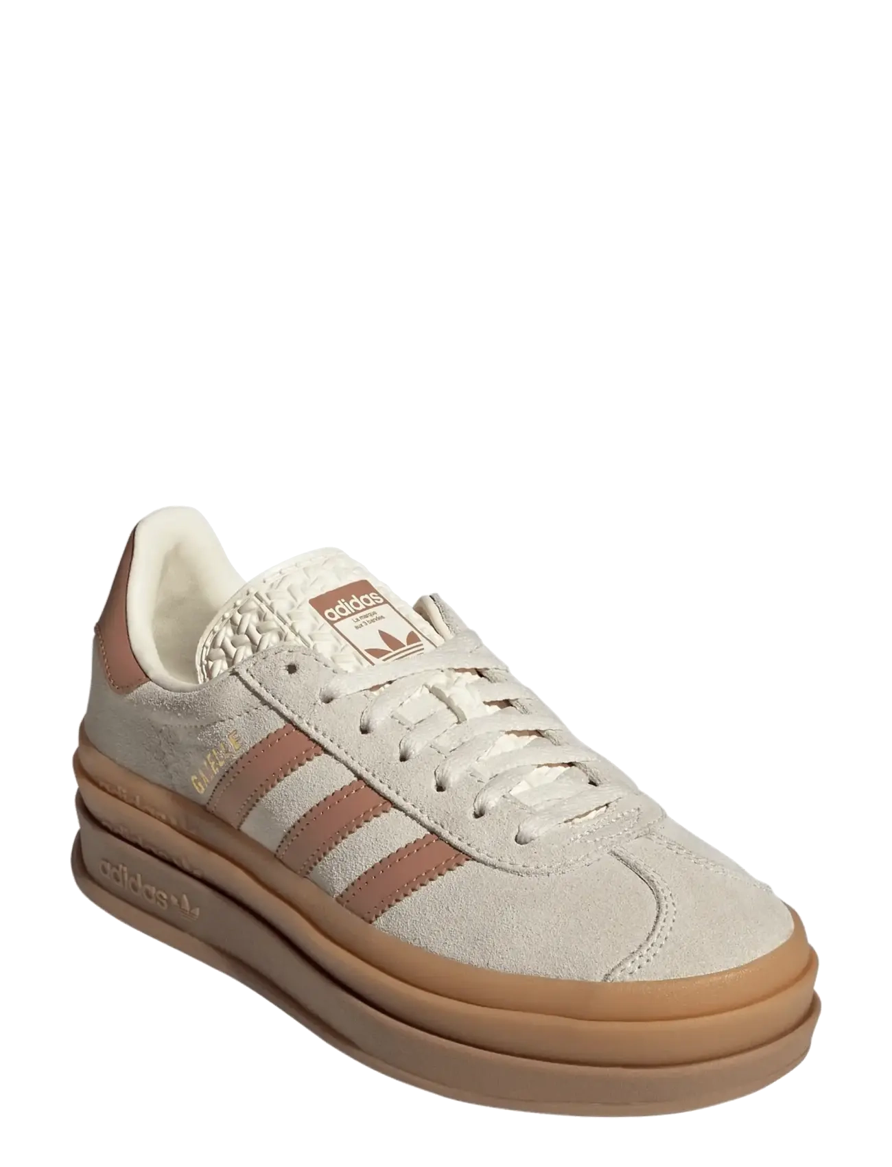 adidas Originals Gazelle Bold J, Børn, Platform Sneakers, Cream, Str: 40