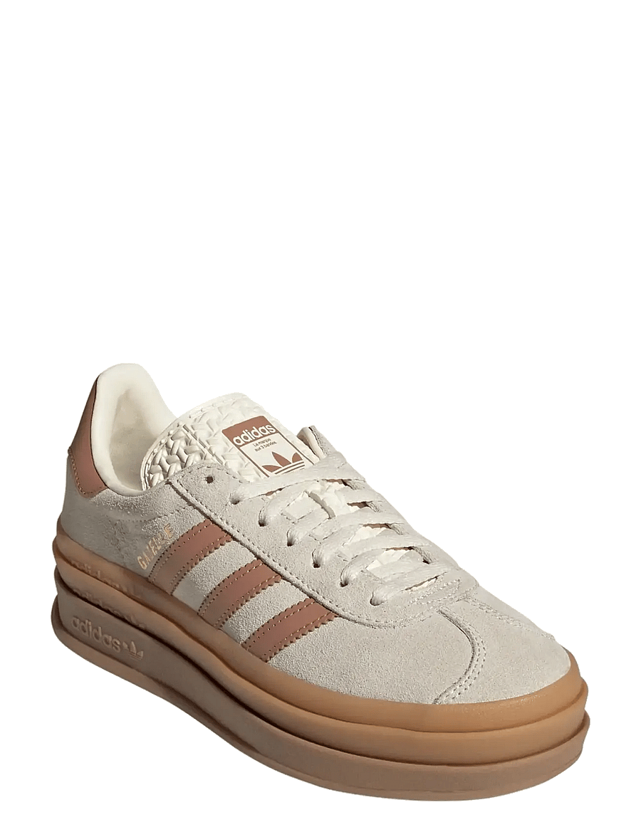 adidas Originals - GAZELLE BOLD J - lave sneakers - crewht/clastr/goldmt - 0
