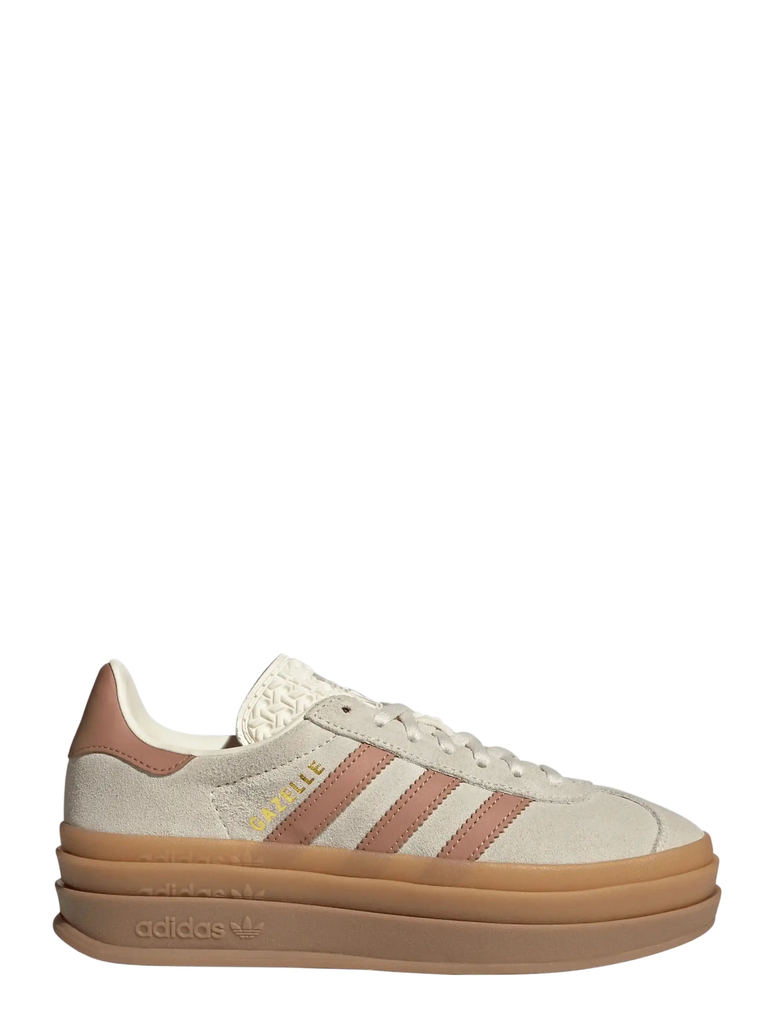 adidas Originals - GAZELLE BOLD J - lave sneakers - crewht/clastr/goldmt - 1