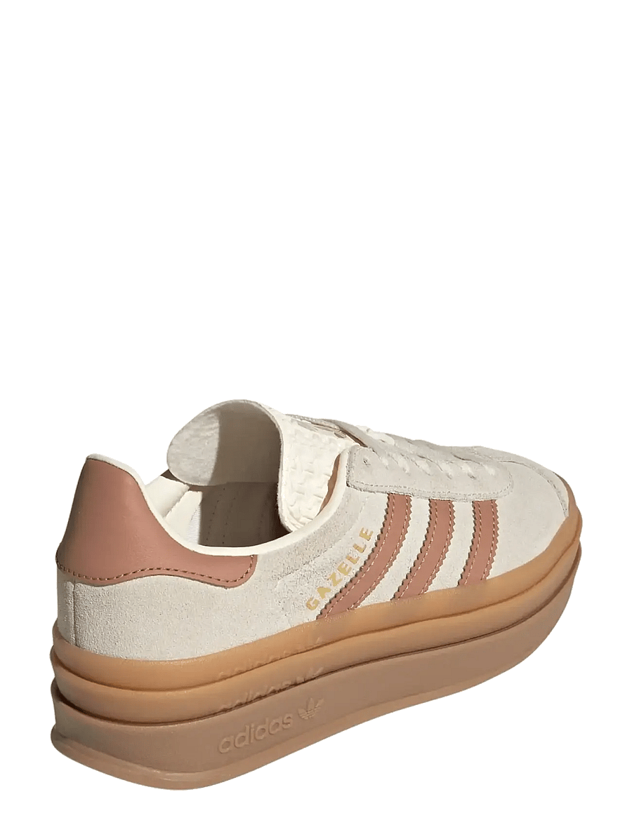 adidas Originals - GAZELLE BOLD J - lave sneakers - crewht/clastr/goldmt - 3