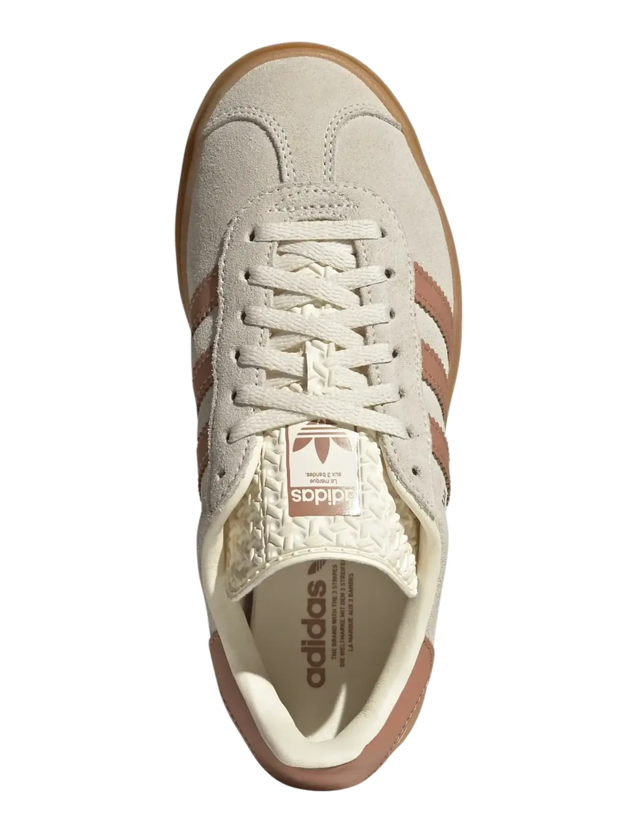 adidas Originals - GAZELLE BOLD J - lave sneakers - crewht/clastr/goldmt - 4