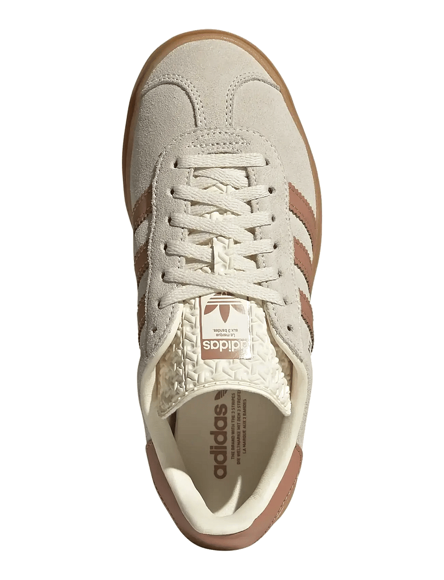 adidas Originals - GAZELLE BOLD J - lave sneakers - crewht/clastr/goldmt - 4