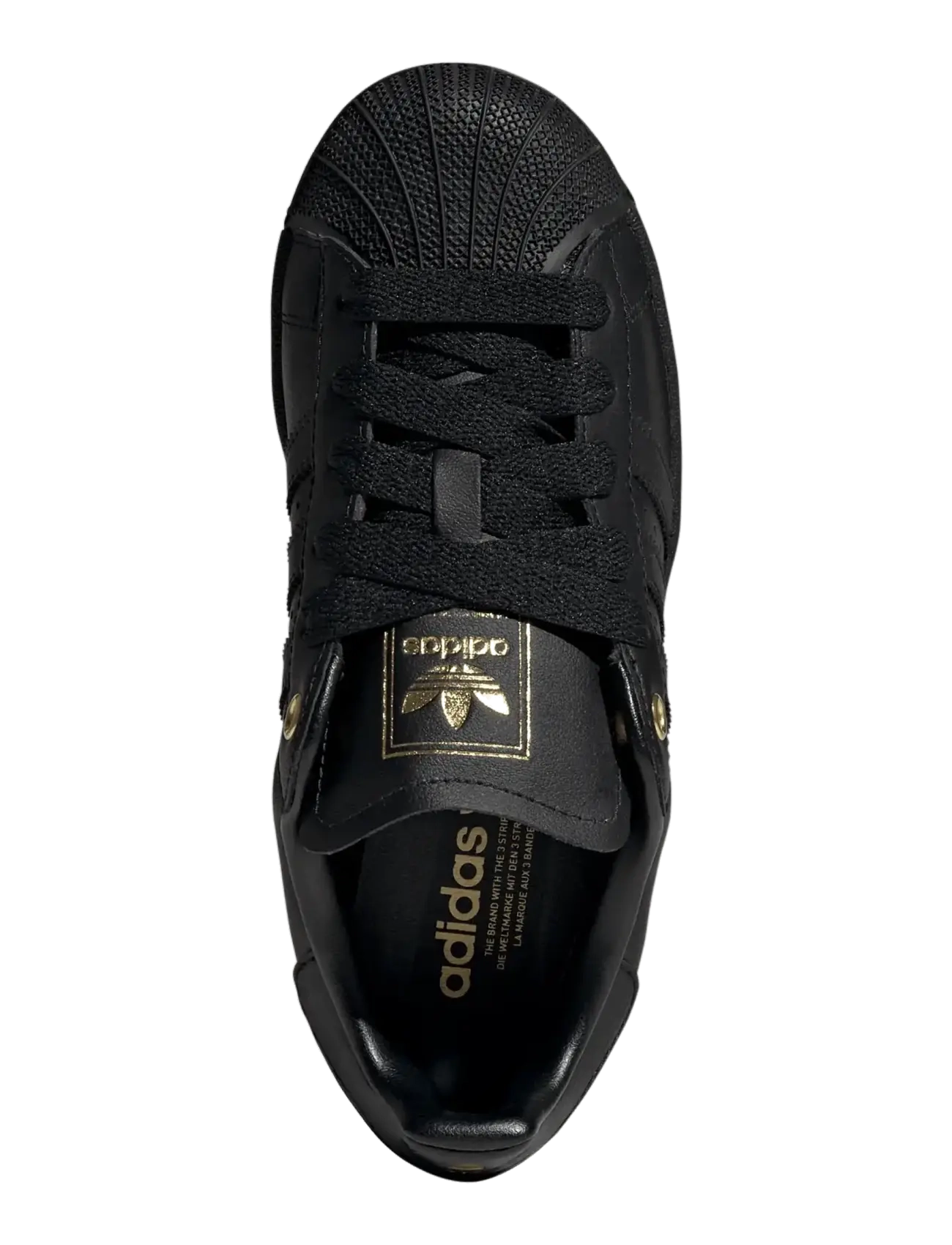 adidas Originals - SUPERSTAR II J - cblack/cblack/goldmt - 4