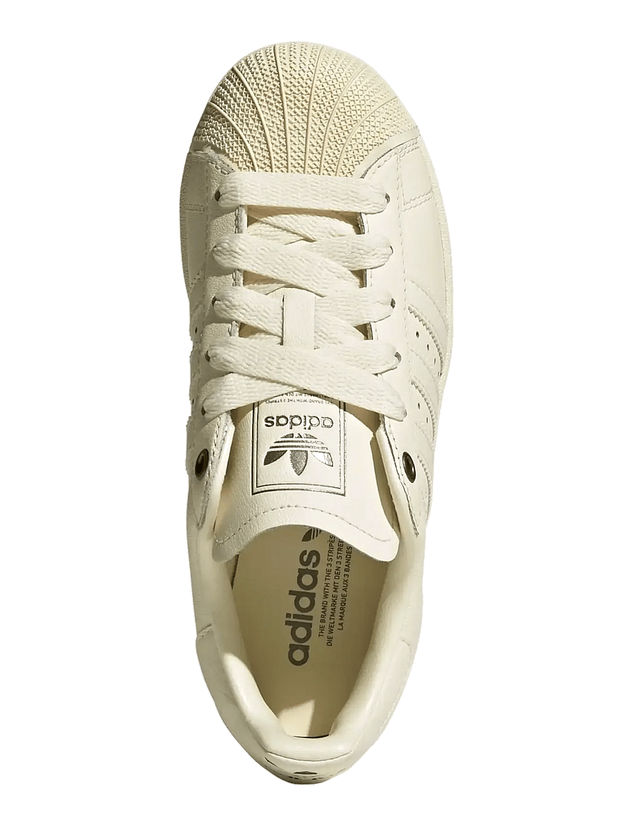 adidas Originals - SUPERSTAR II J - lave sneakers - crewht/crewht/ironmt - 4