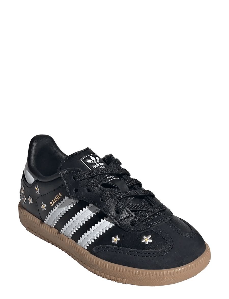 adidas Originals - SAMBA OG CF EL I - niedriger schnitt - cblack/ftwwht/gum4 - 0