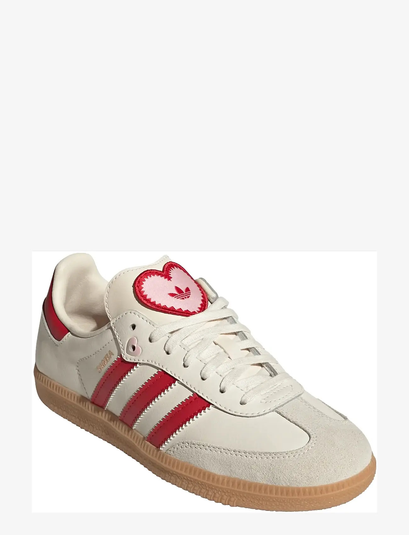 adidas Originals - SAMBA OG J - niedriger schnitt - crewht/betsca/gum3 - 0