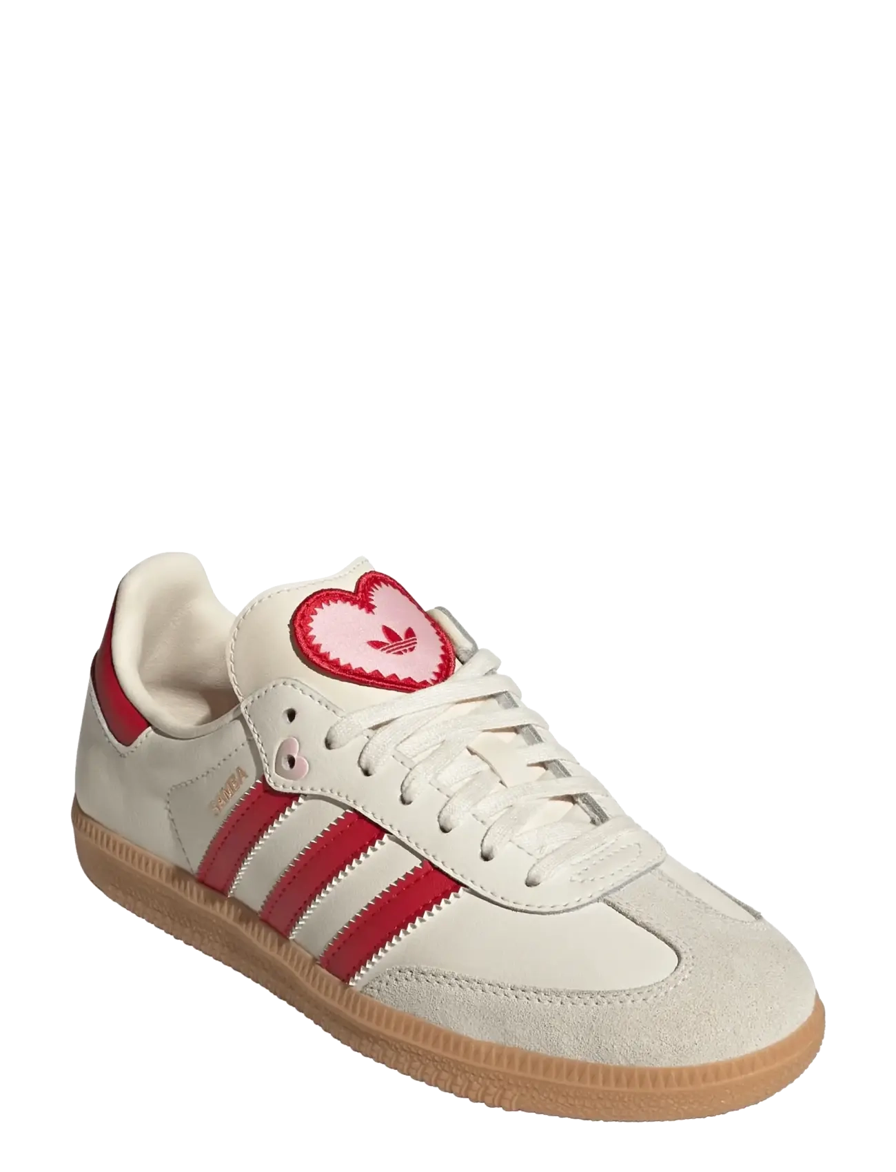 adidas Originals SAMBA OG J - Schuhe - CREWHT/BETSCA/GUM3 / white
