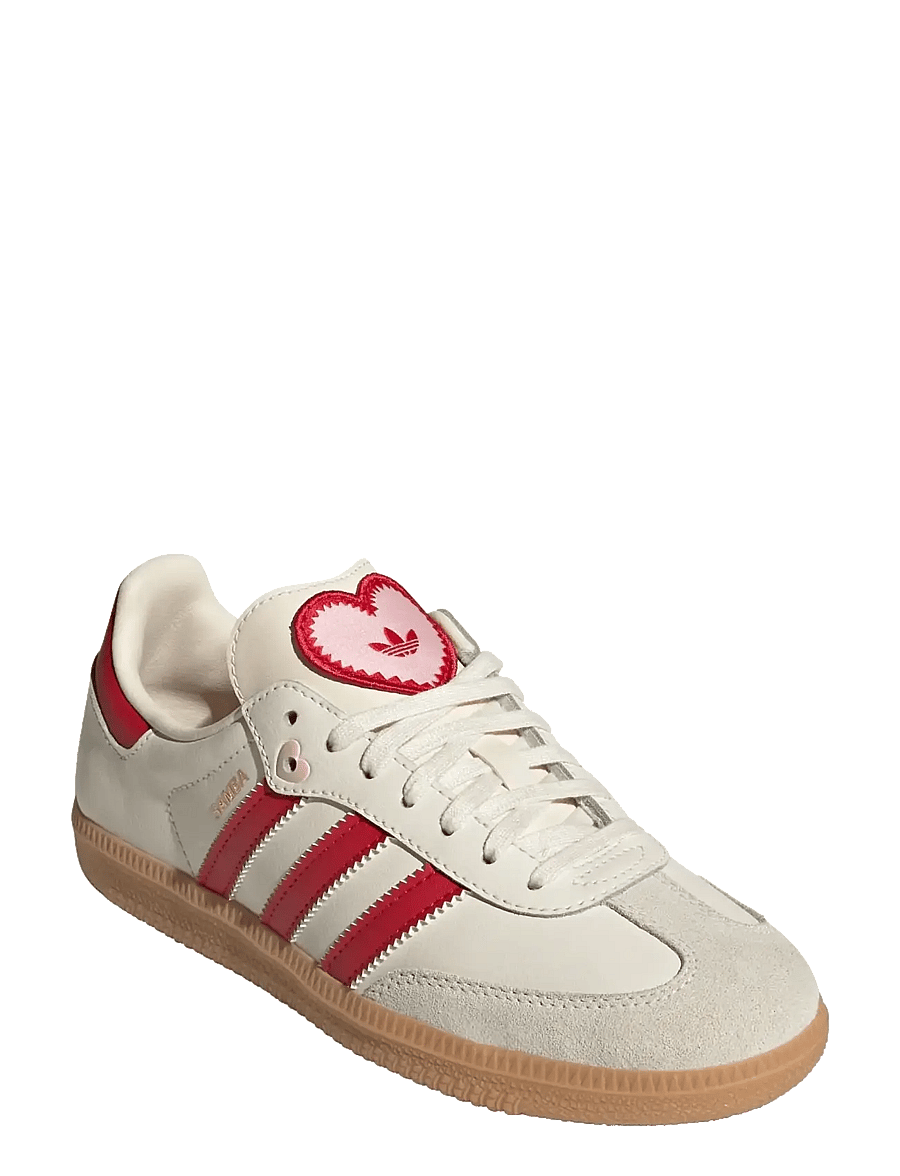 adidas Originals - SAMBA OG J - baskets basses - crewht/betsca/gum3 - 0