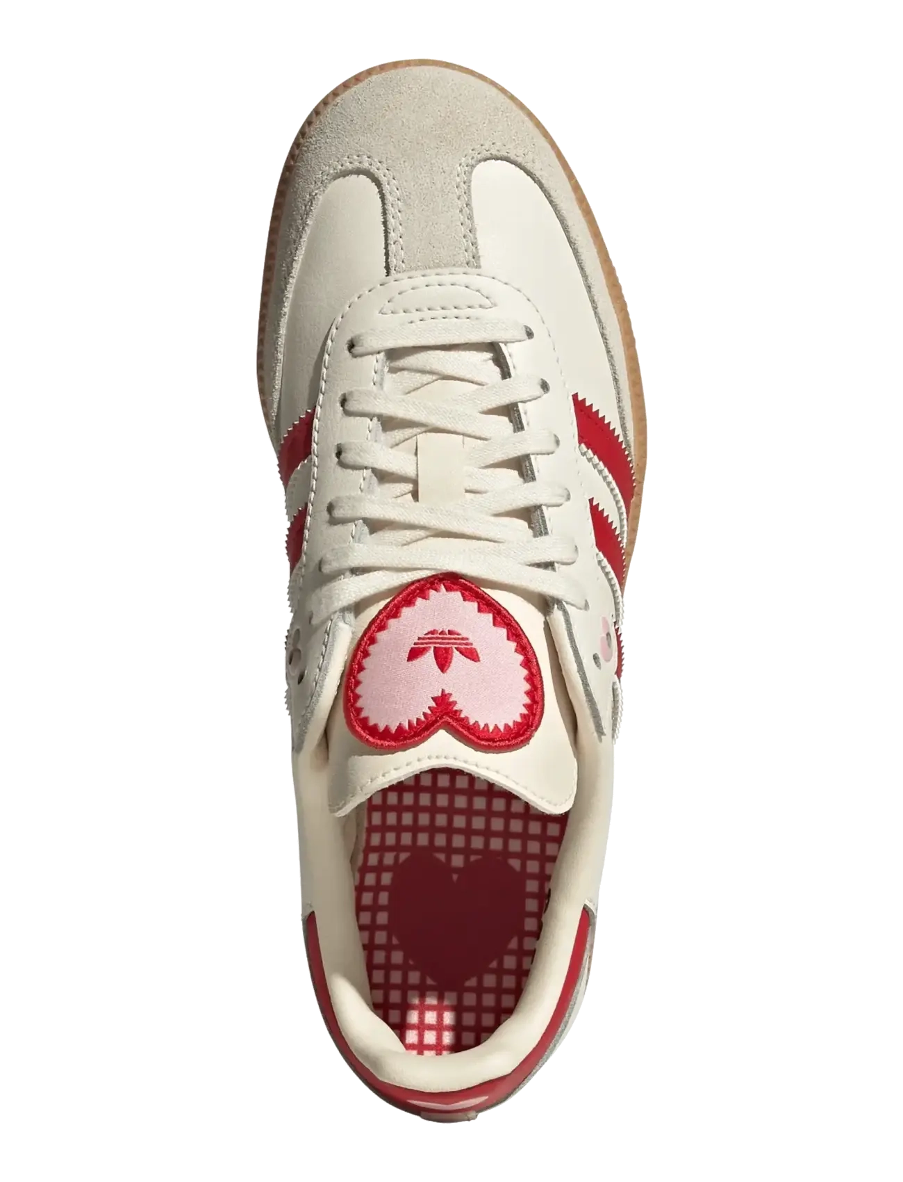 adidas Originals - SAMBA OG J - lave sneakers - crewht/betsca/gum3 - 4