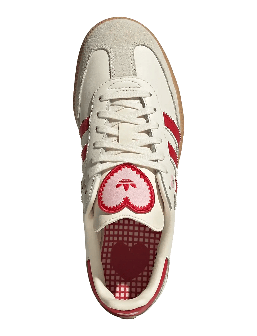 adidas Originals - SAMBA OG J - baskets basses - crewht/betsca/gum3 - 4