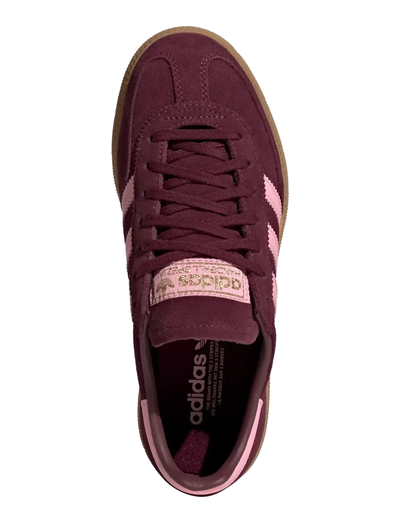 adidas Originals - HANDBALL SPEZIAL J - niedriger schnitt - maroon/blipnk/gum3 - 4