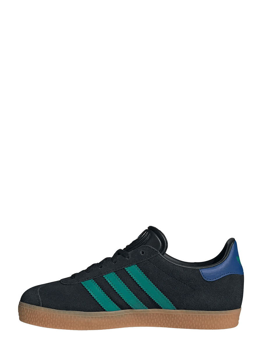 adidas Originals - GAZELLE J - tennised - cblack/eqtgrn/royblu - 2