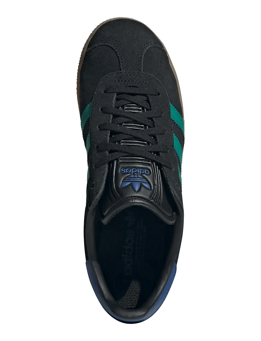 adidas Originals - GAZELLE J - tennised - cblack/eqtgrn/royblu - 3