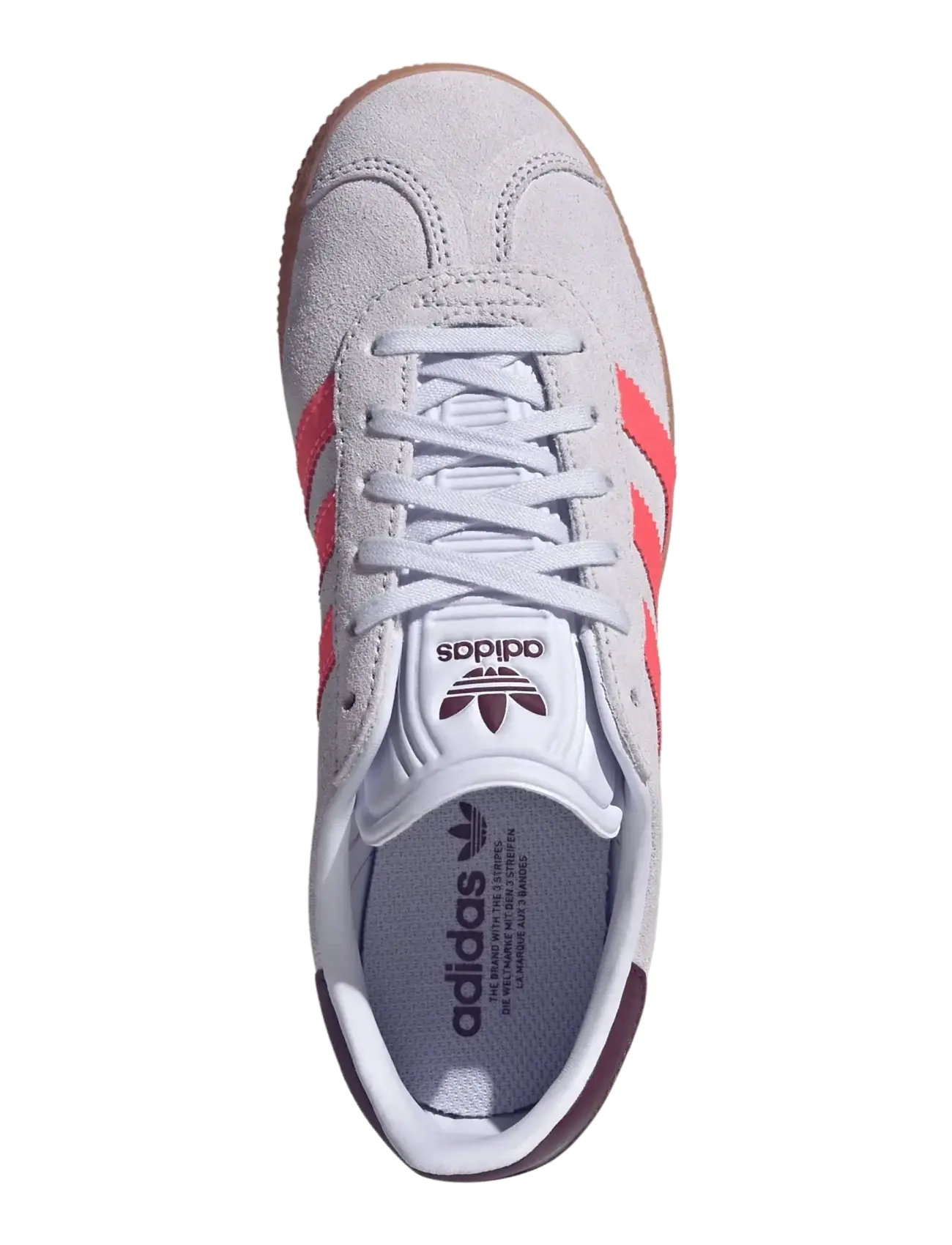 adidas Originals - GAZELLE J - lave sneakers - fropur/soltur/maroon - 4