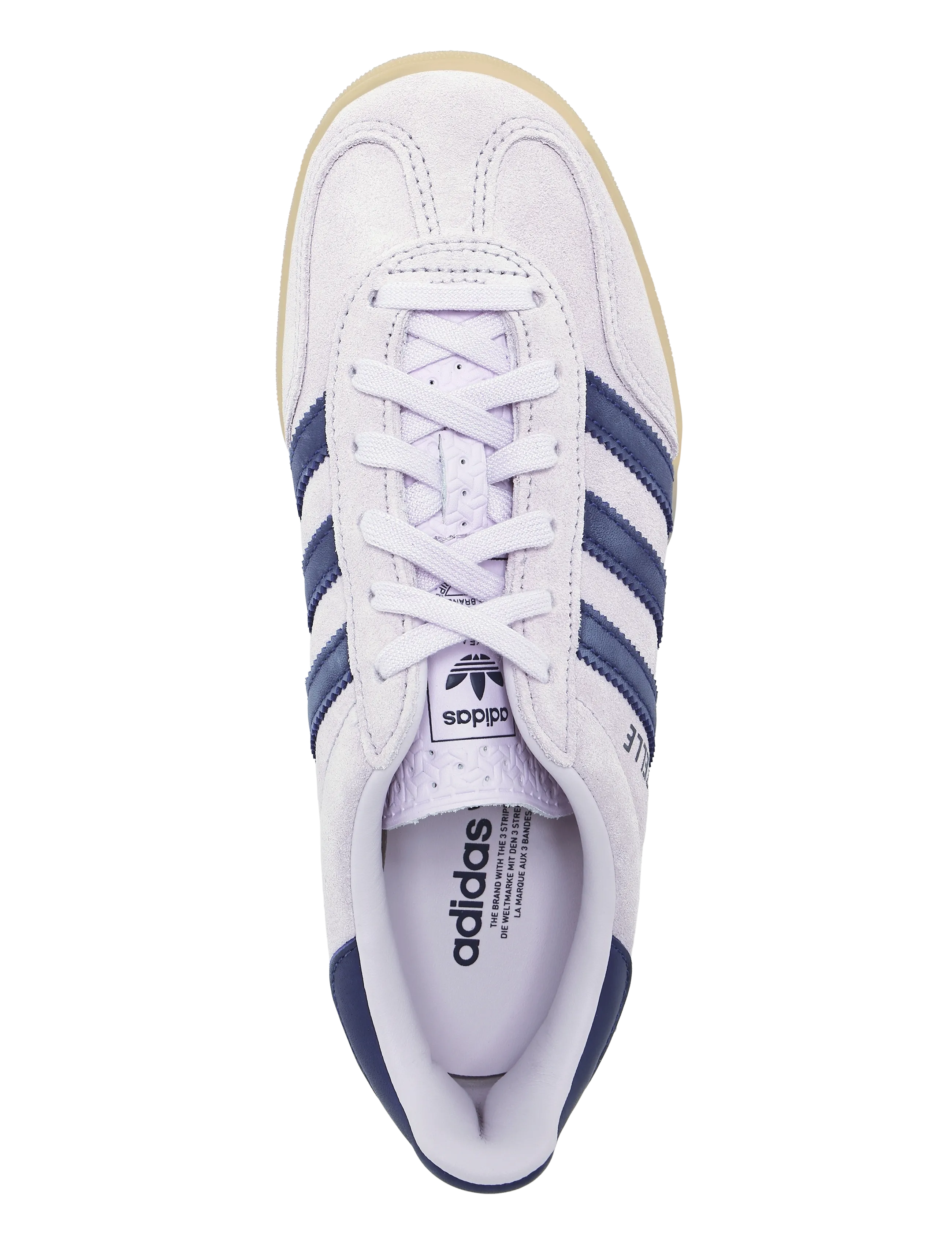 adidas Originals - GAZELLE INDOOR W - lave sneakers - icelav/vicblu/gum4 - 3