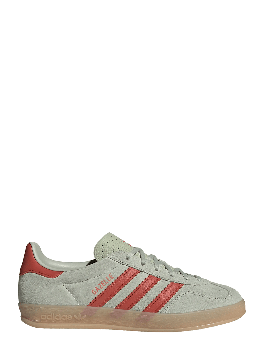 adidas Originals - GAZELLE INDOOR W - låga sneakers - halgrn/prered/gum4 - 1