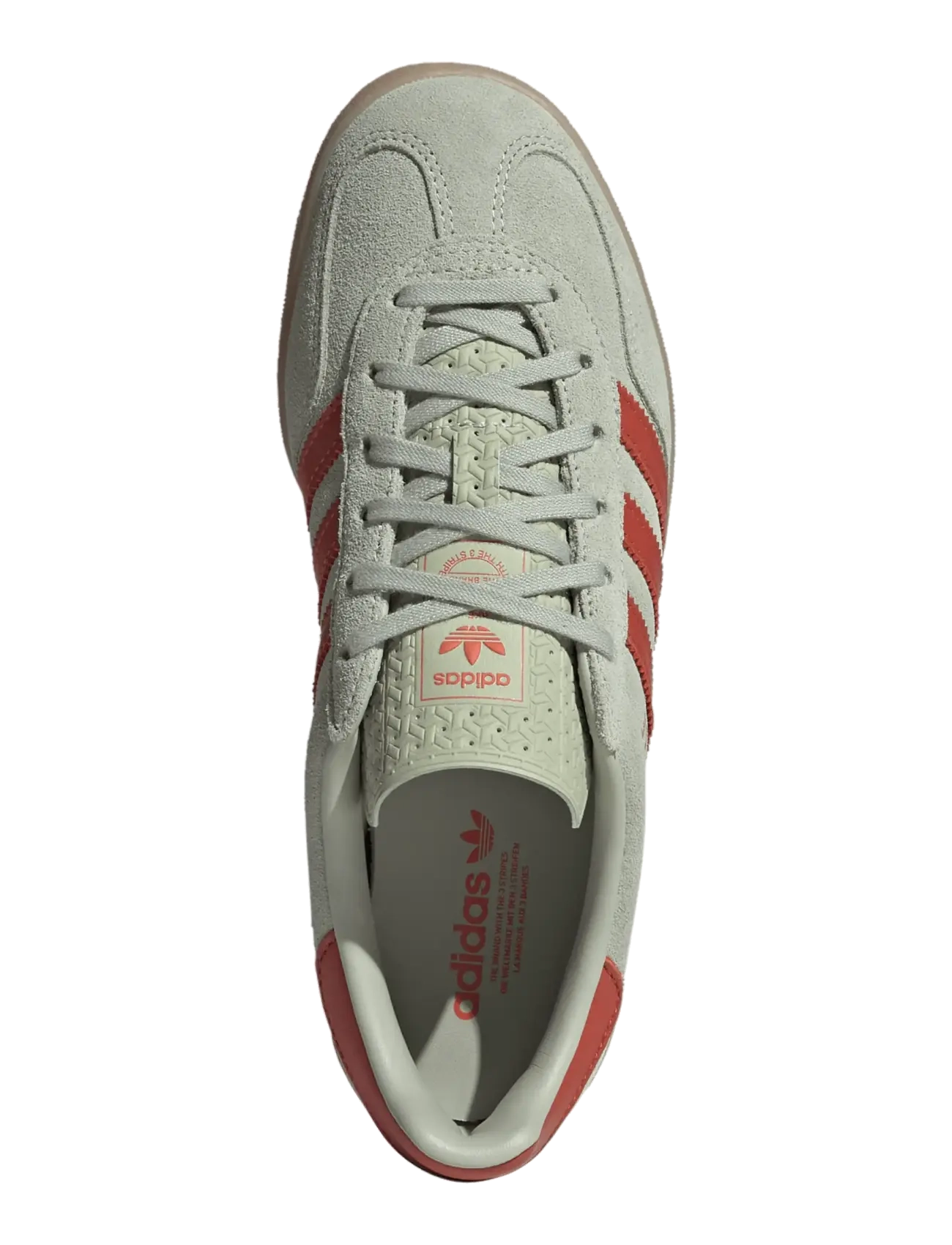 adidas Originals - GAZELLE INDOOR W - låga sneakers - halgrn/prered/gum4 - 4