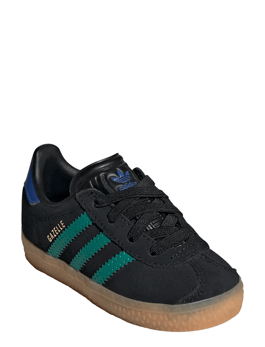 adidas Originals - GAZELLE CF EL I - baskets basses - cblack/eqtgrn/royblu - 0