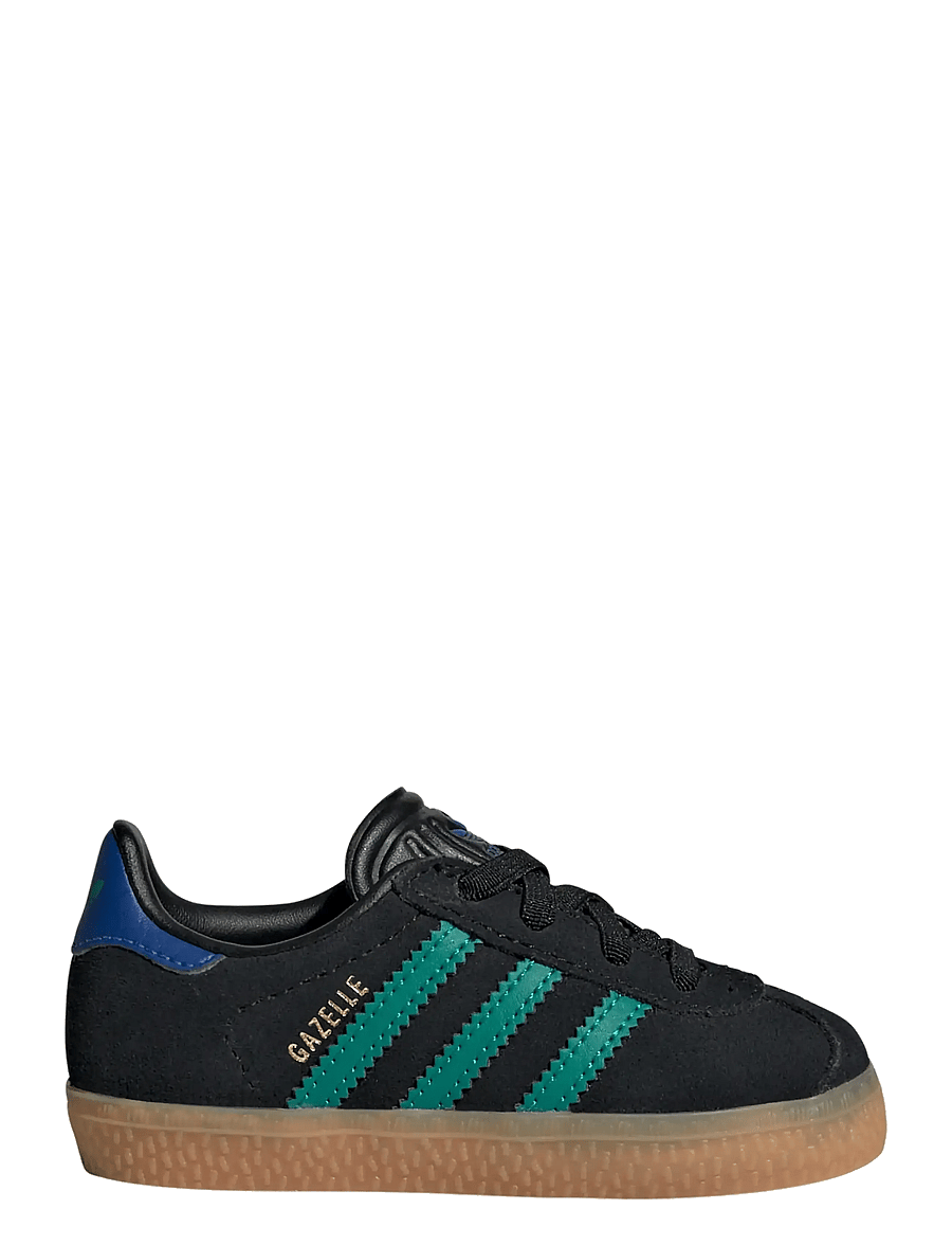 adidas Originals - GAZELLE CF EL I - baskets basses - cblack/eqtgrn/royblu - 1