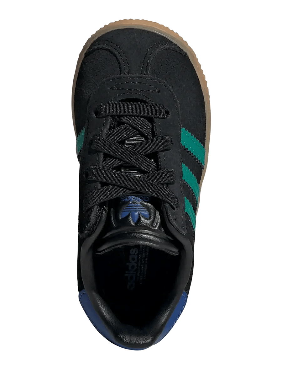 adidas Originals - GAZELLE CF EL I - baskets basses - cblack/eqtgrn/royblu - 4