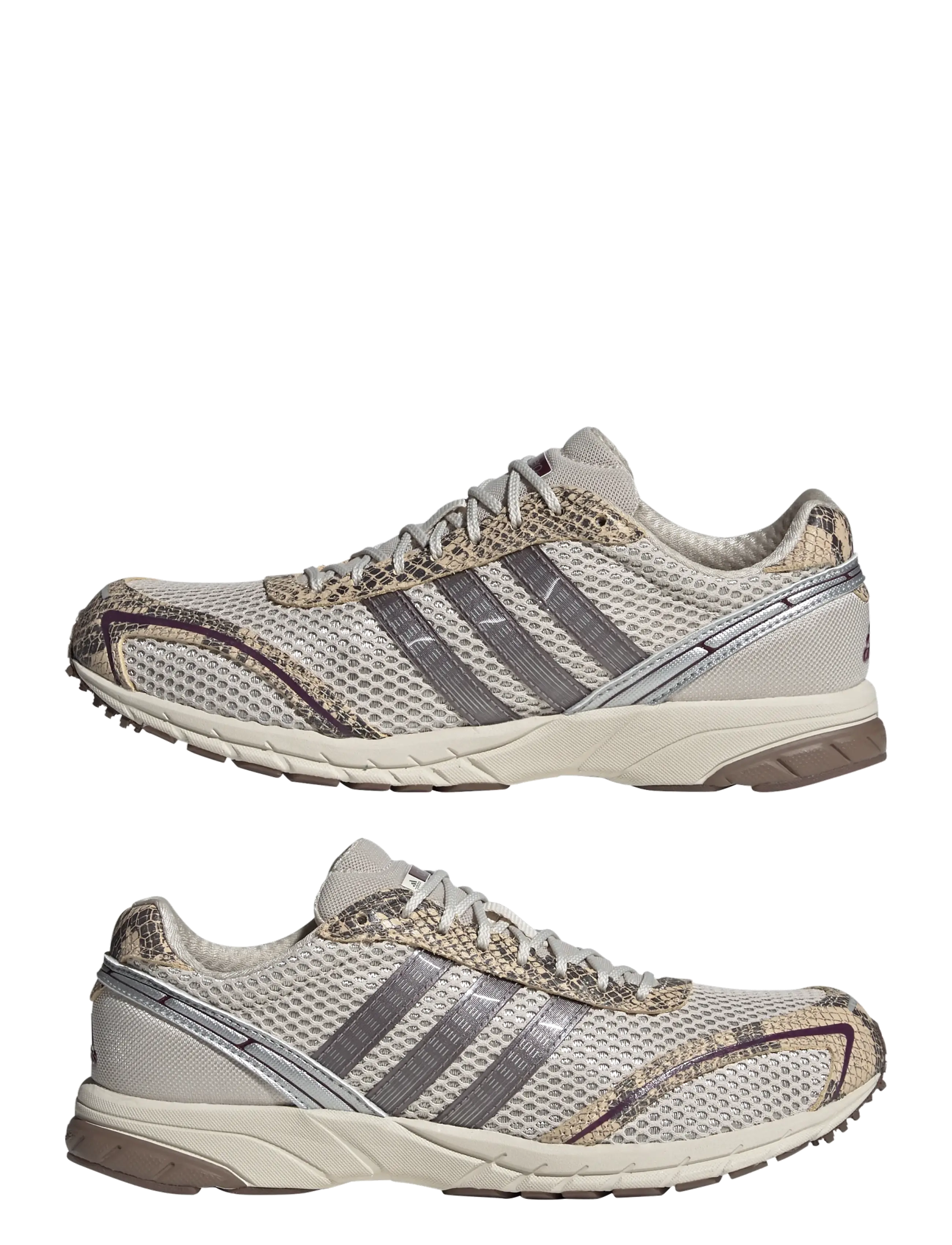 adidas Originals - ADIZERO ADIOS OG W - low top sneakers - alumin/cofmet/maroon - 5