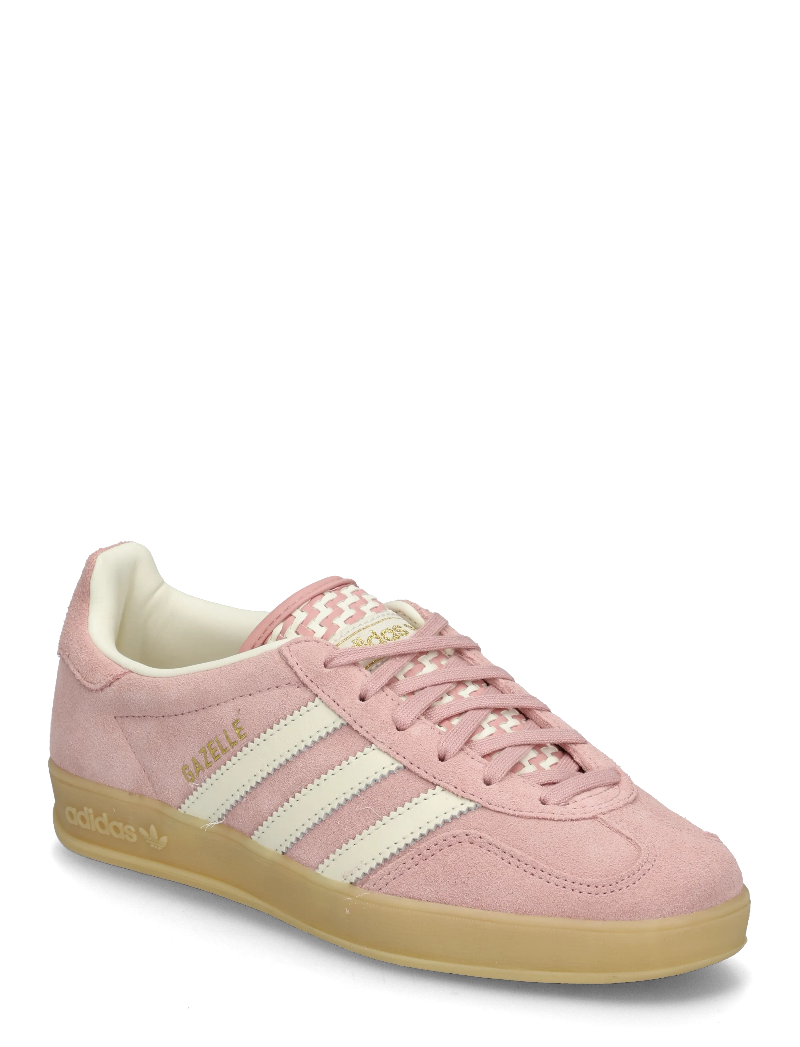 adidas Originals GAZELLE INDOOR W - Madala säärega tossud - WONMAU/OWHITE/GOLDMT / pink/rose