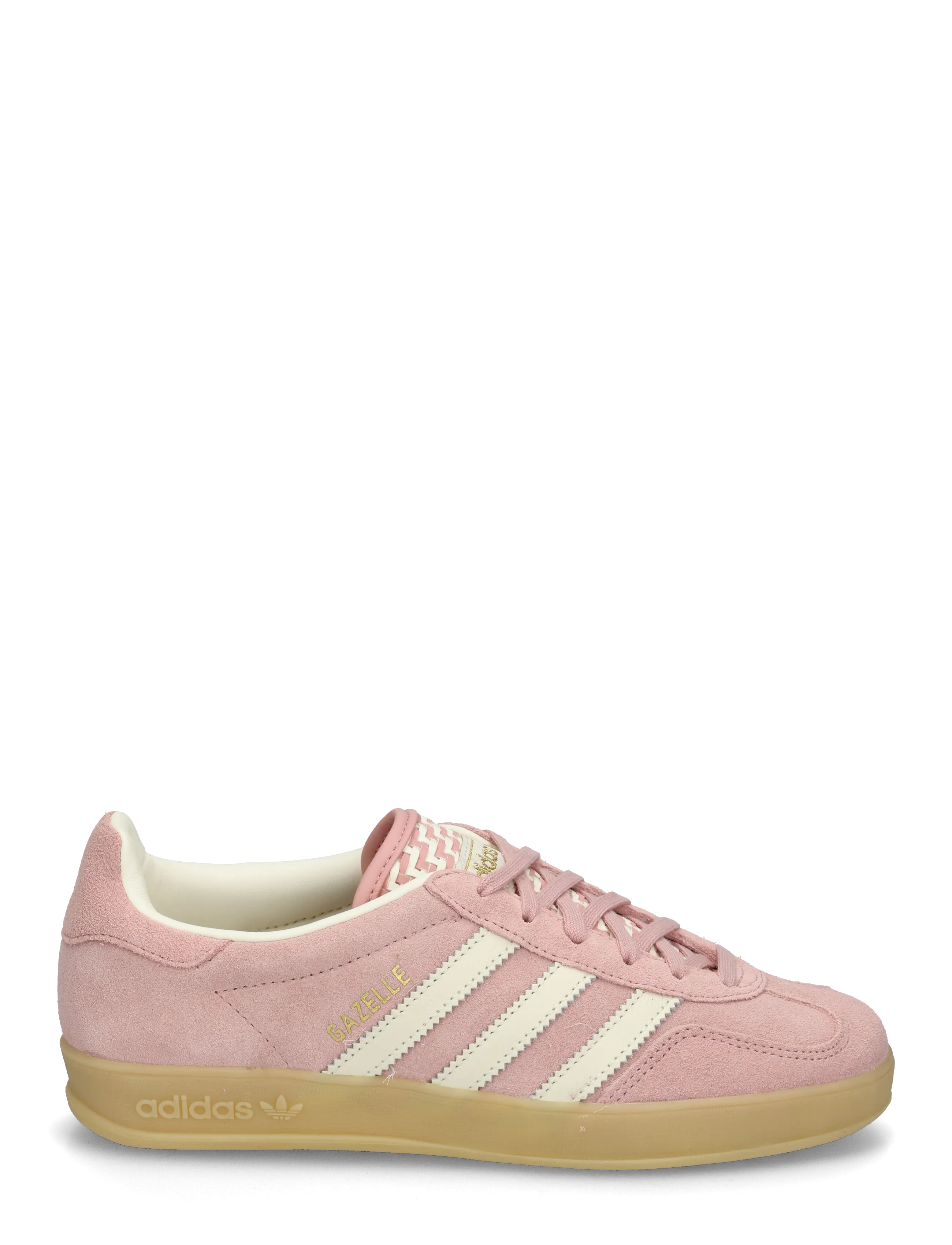 adidas Originals - GAZELLE INDOOR W - herbstersparnisse - wonmau/owhite/goldmt - 2