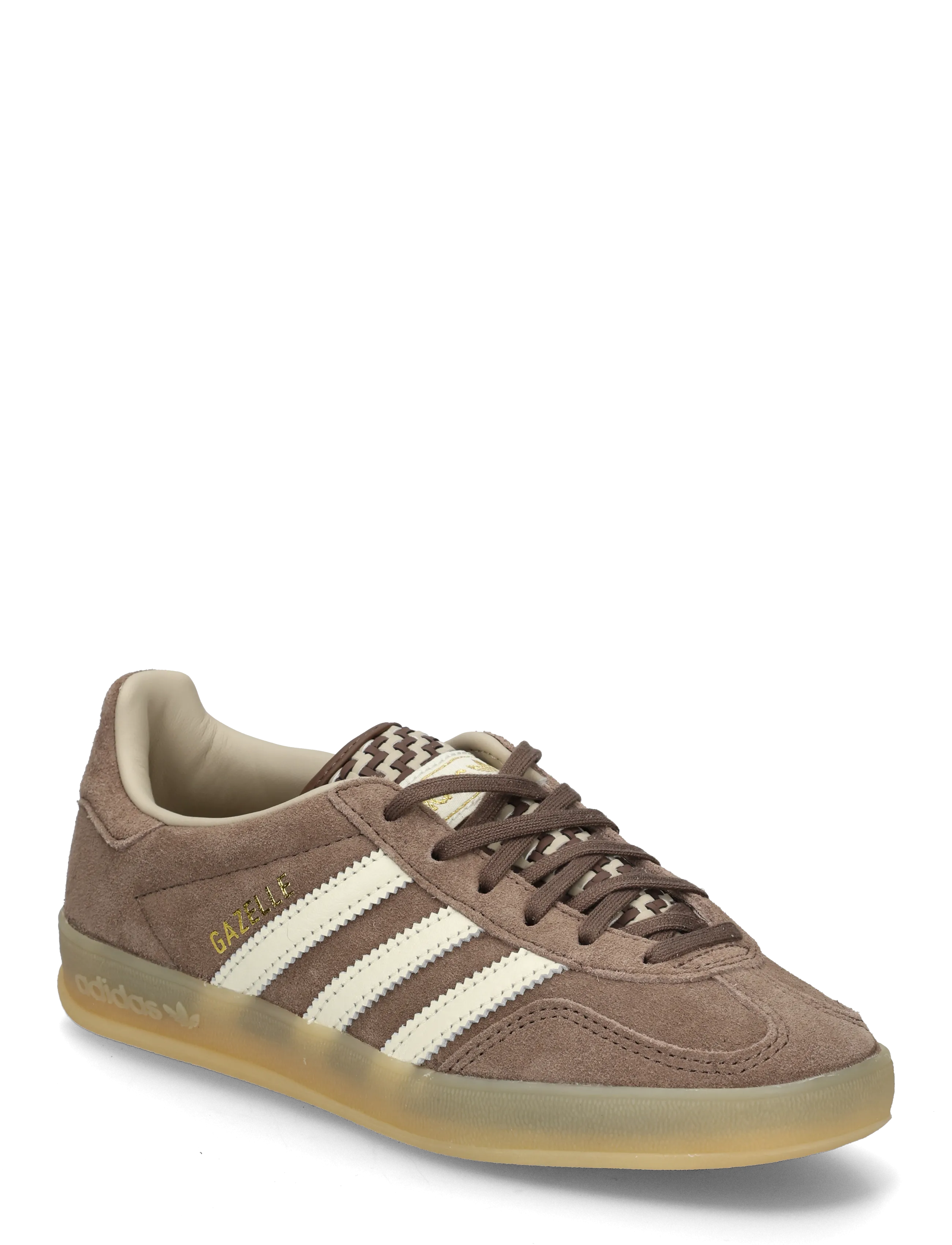 adidas Originals GAZELLE INDOOR W - Sneaker - EARSTR/OWHITE/KHATHR / brown