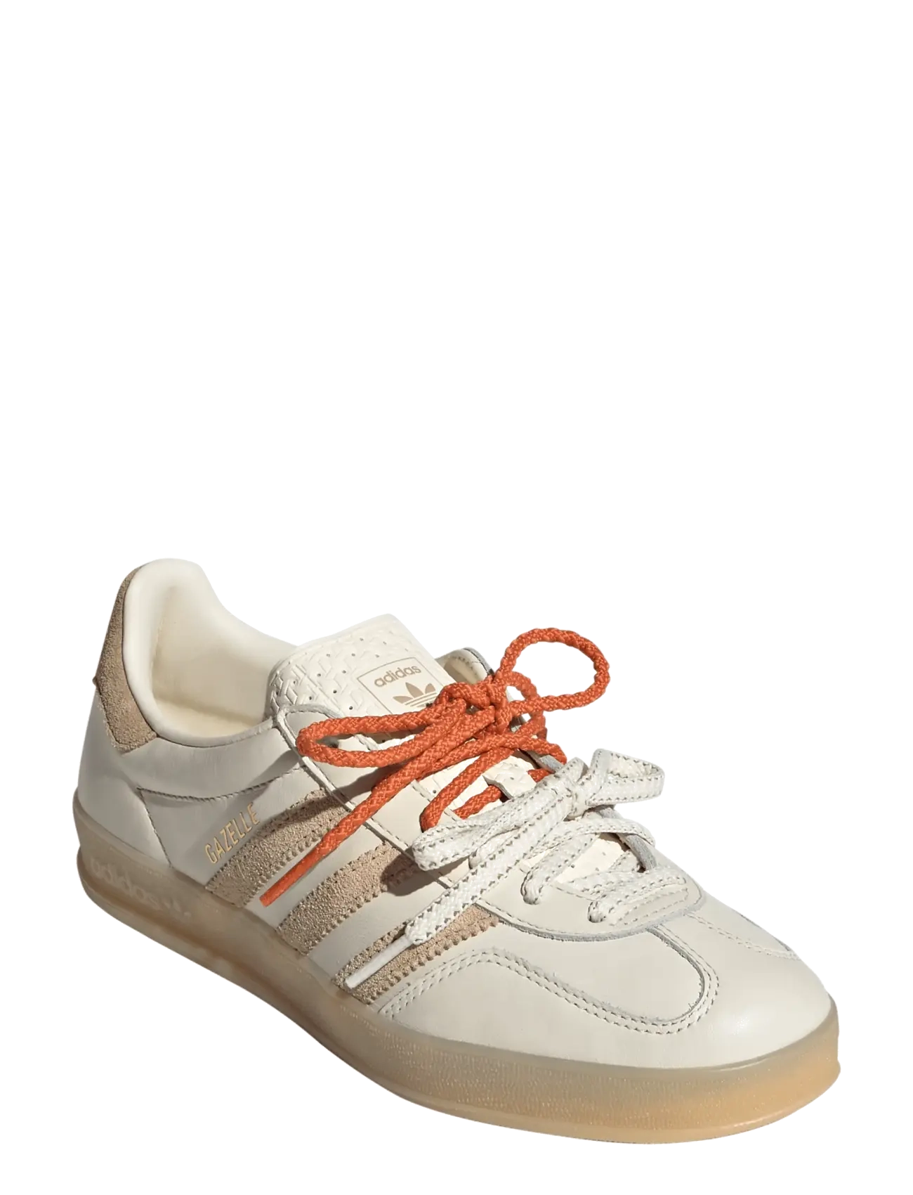 adidas Originals GAZELLE INDOOR W - Jalanõud - CREWHT/MAGBEI/CARDBO / cream